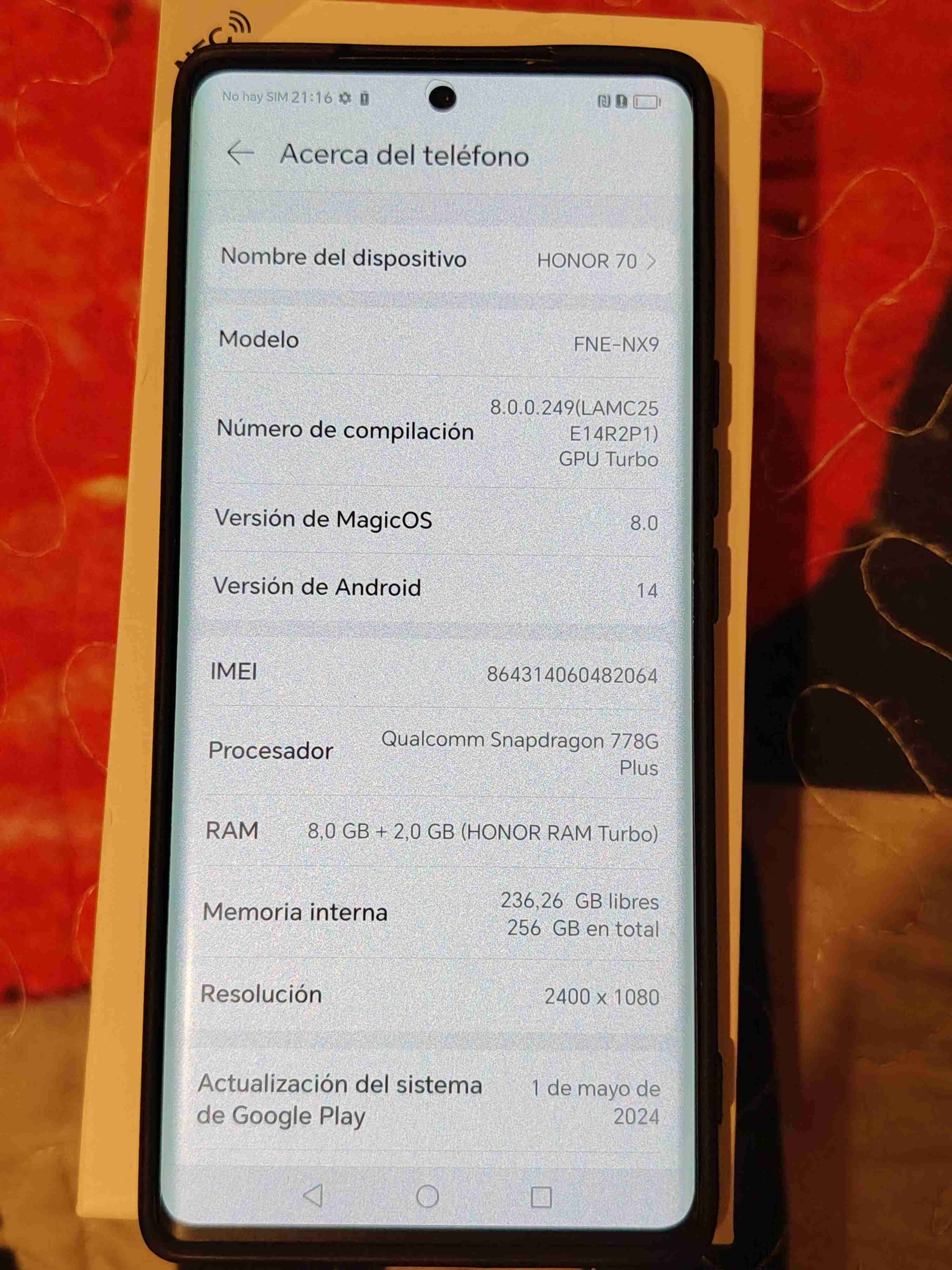 Honor 70 5g - miniatura 5