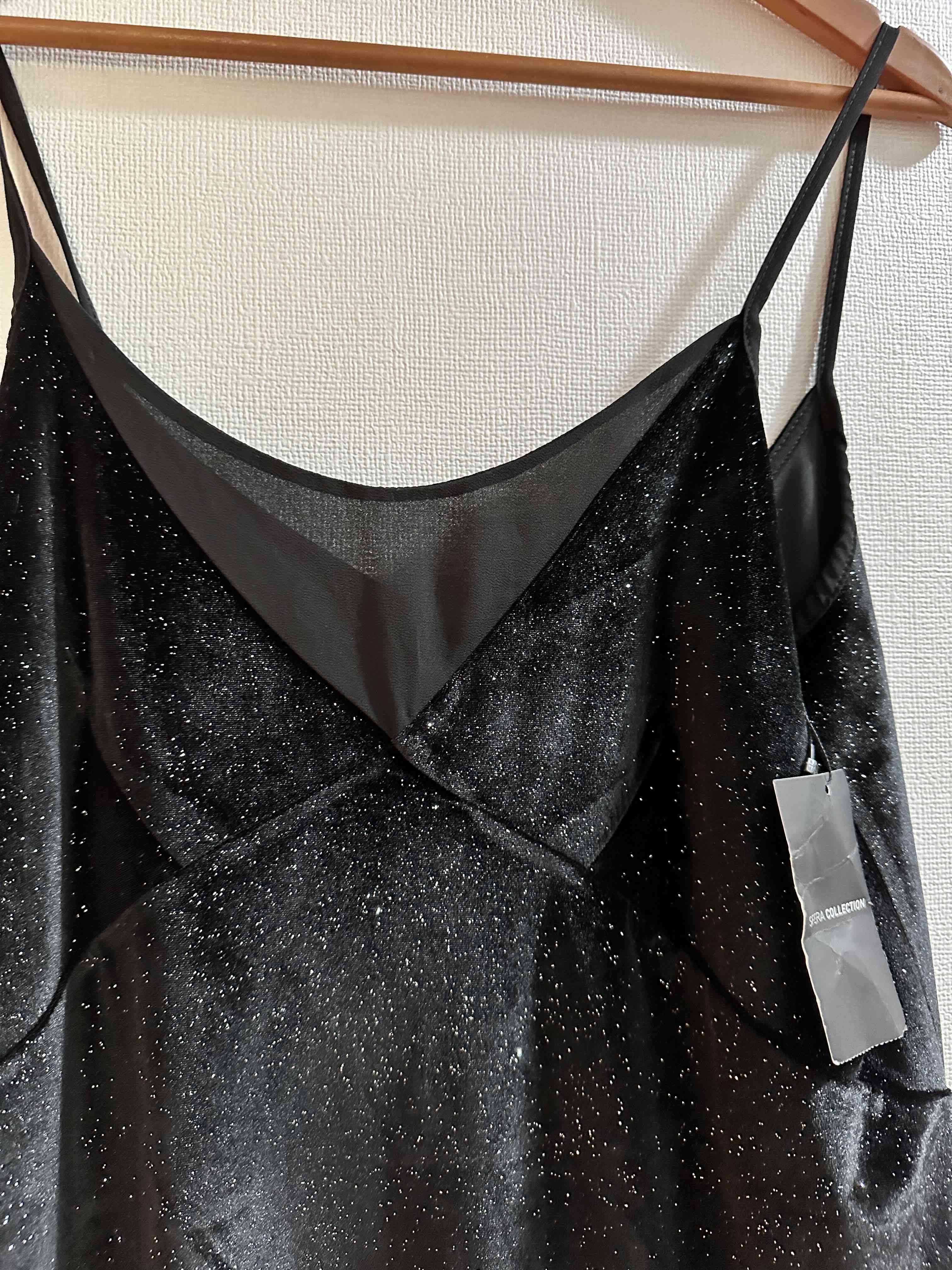 Vestido Sfera negro con brillo nuevo - 2