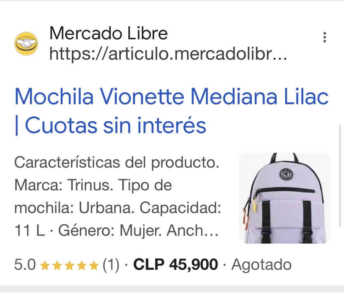 Mochila unisex Lila pequeña - 6