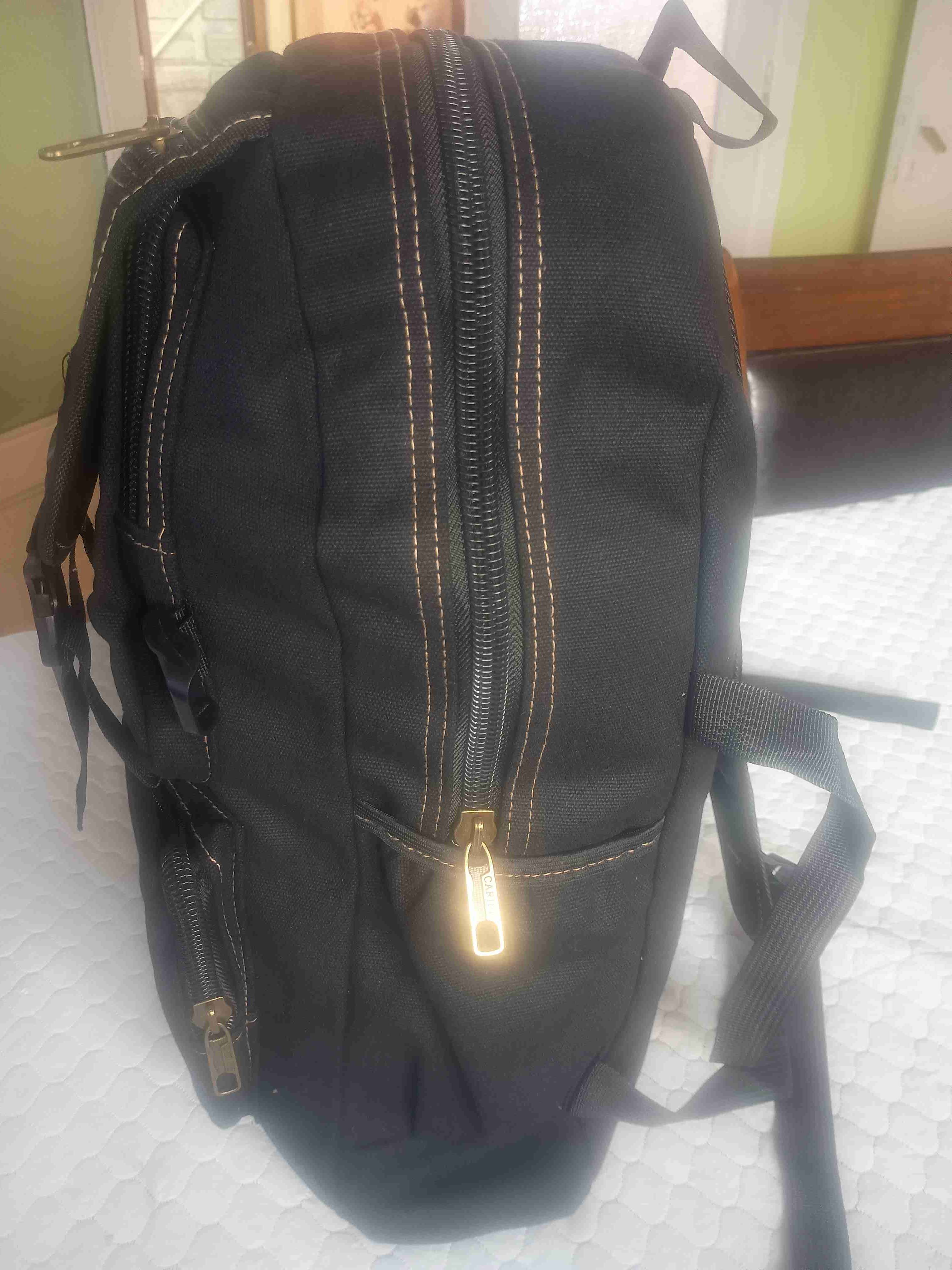 Mochila negra resistente - 5