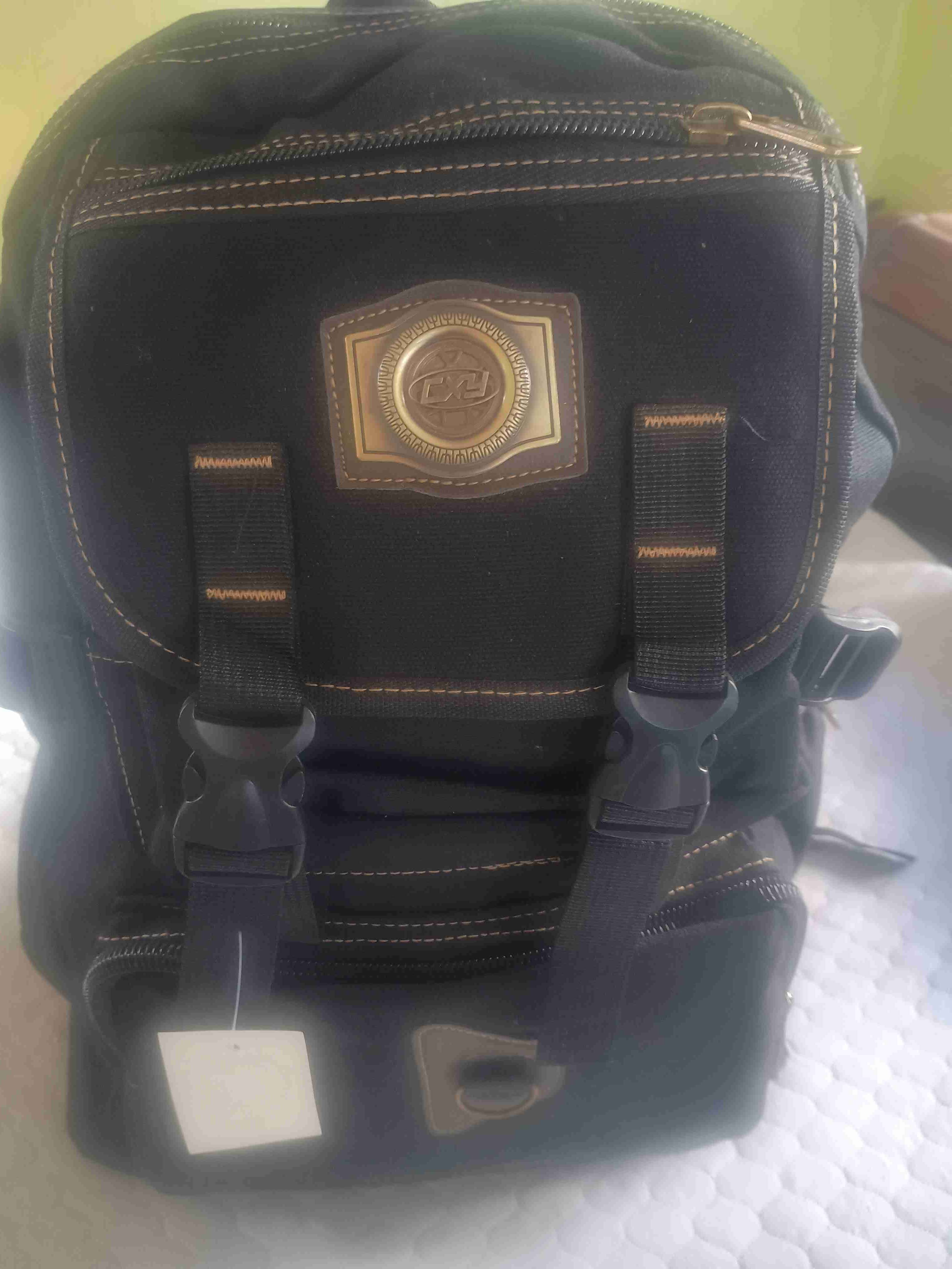 Mochila negra resistente - 6