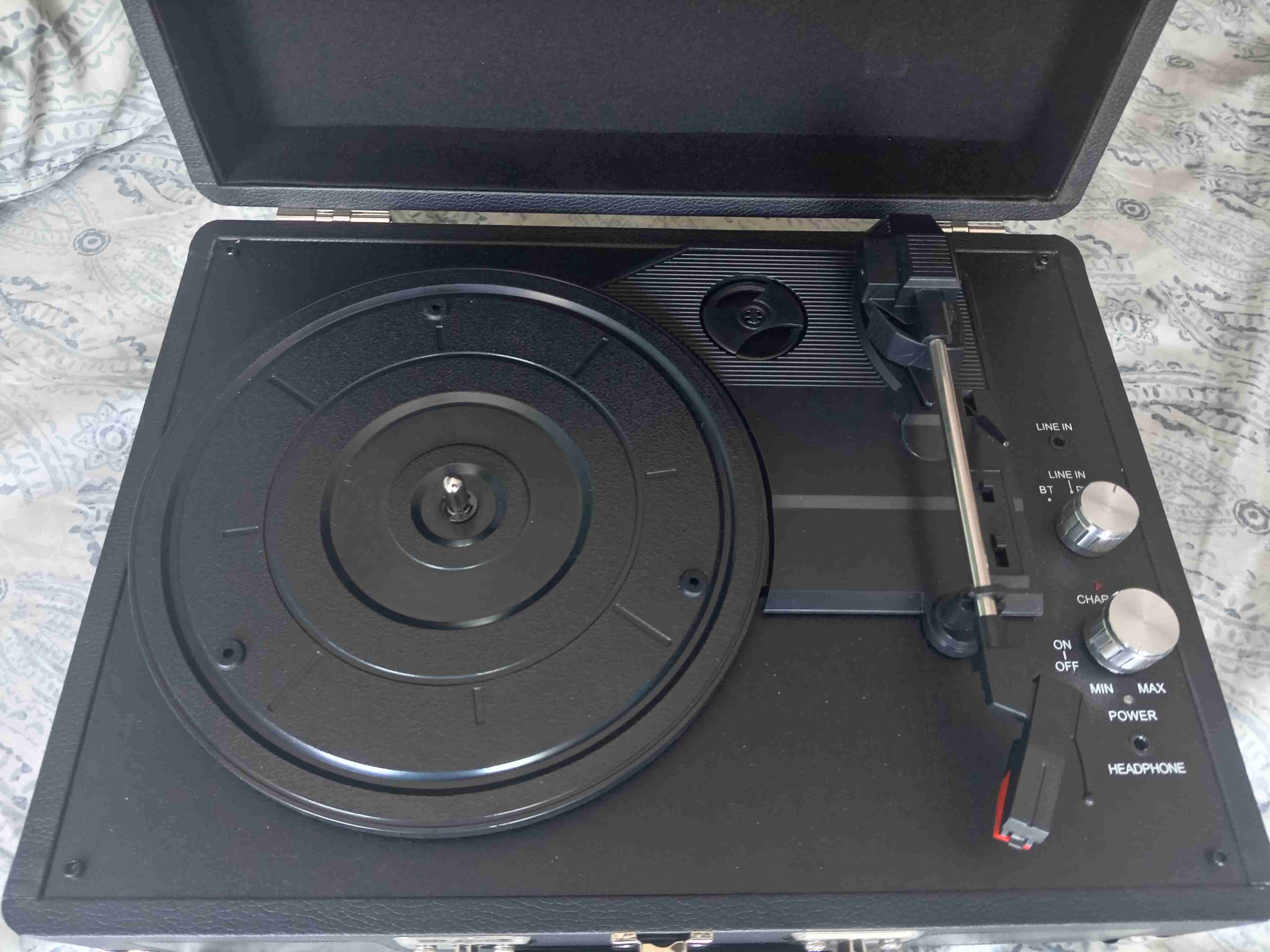 Tocadiscos Myvision portátil negro - 2