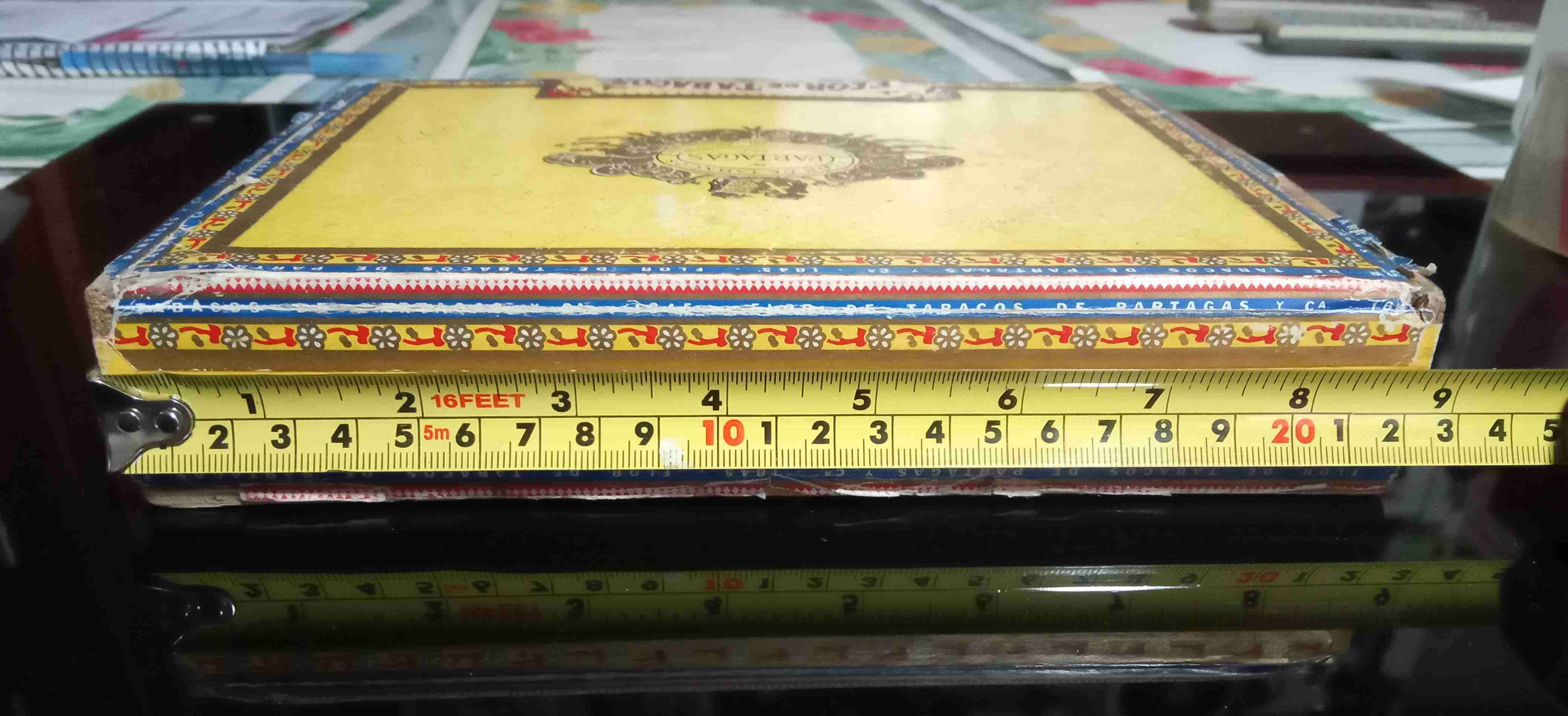 Caja de tabacos Partagás antigua - 3