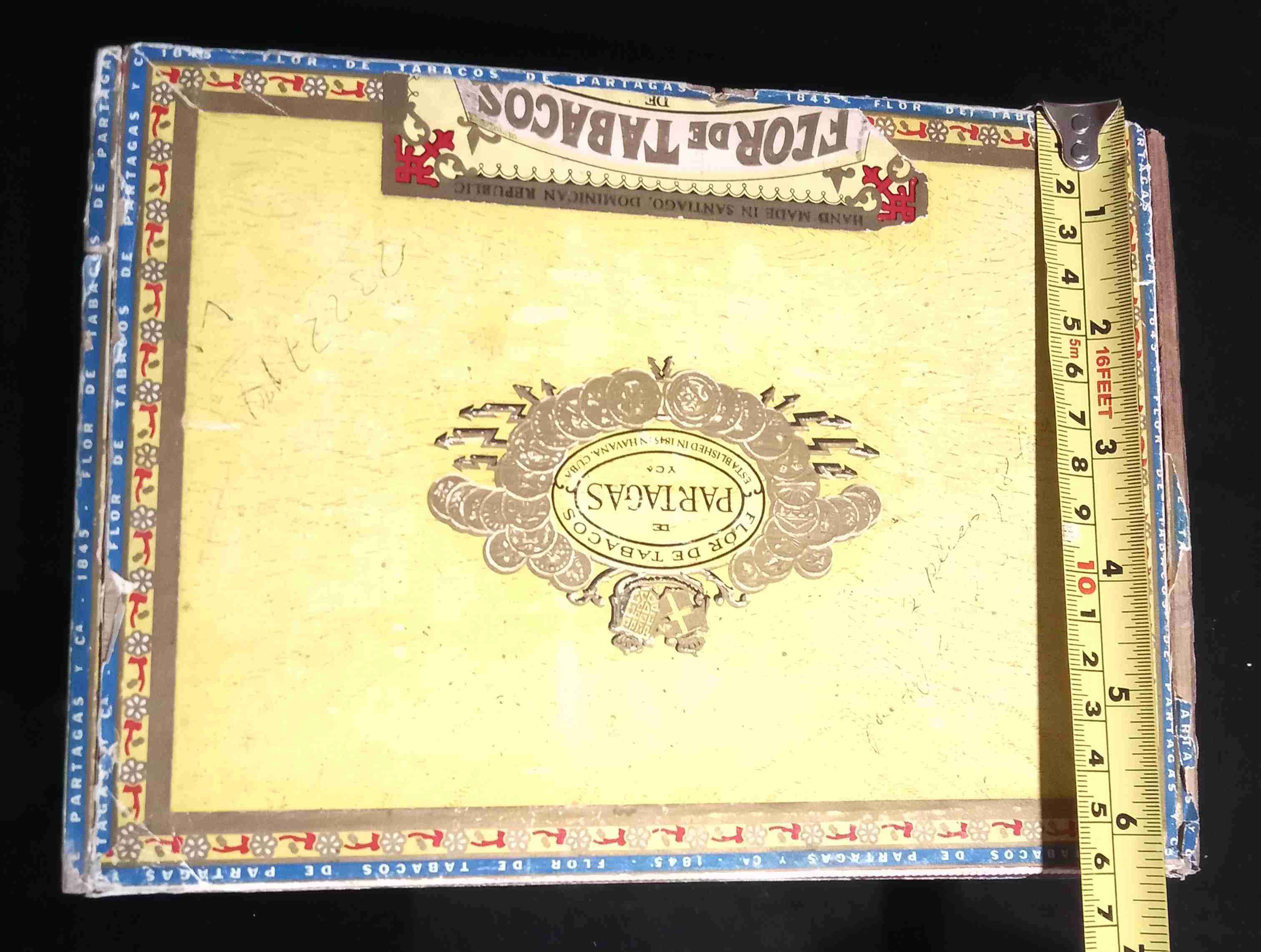 Caja de tabacos Partagás antigua - 6