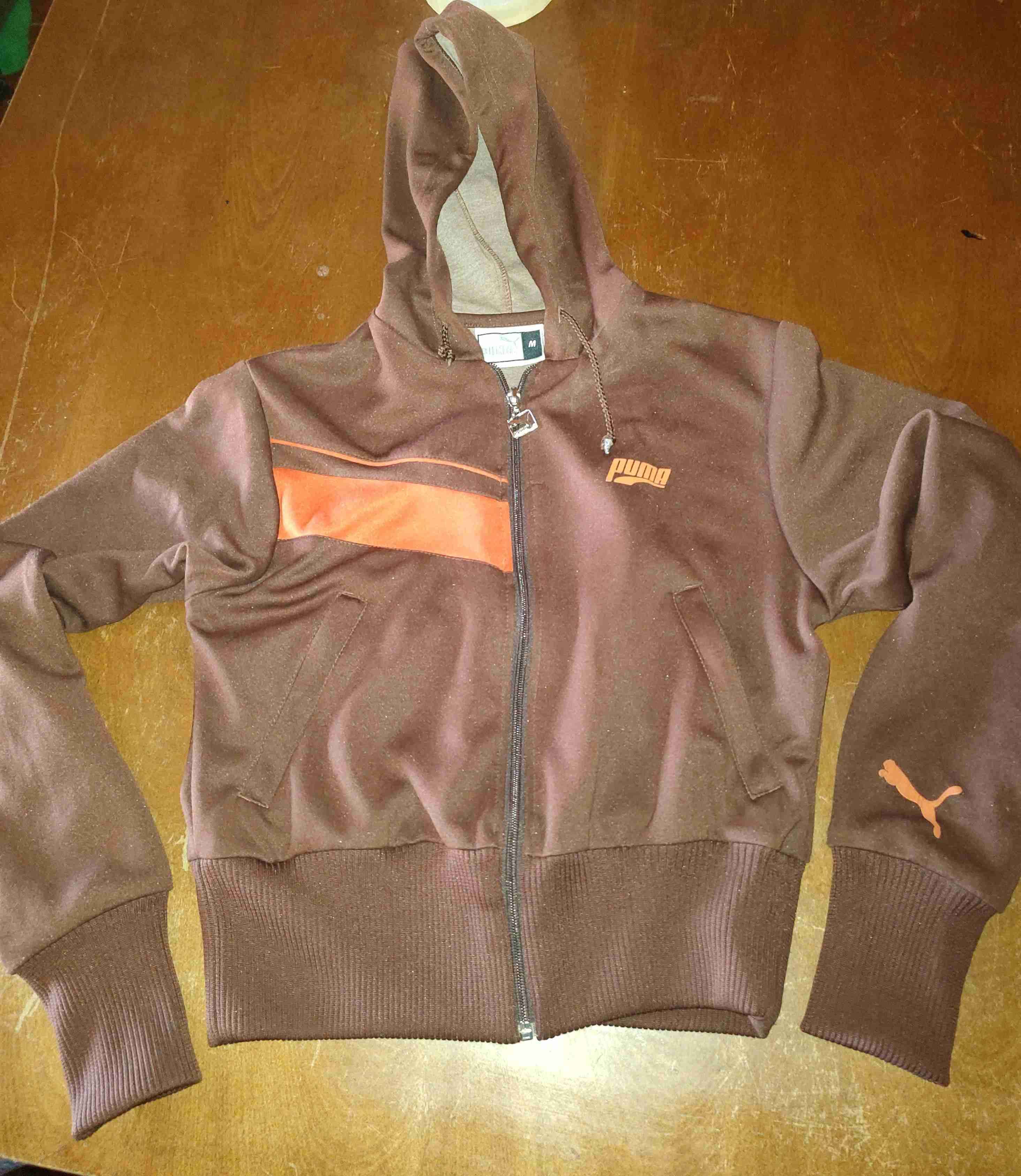 Polerón Puma con capucha marrón - 3