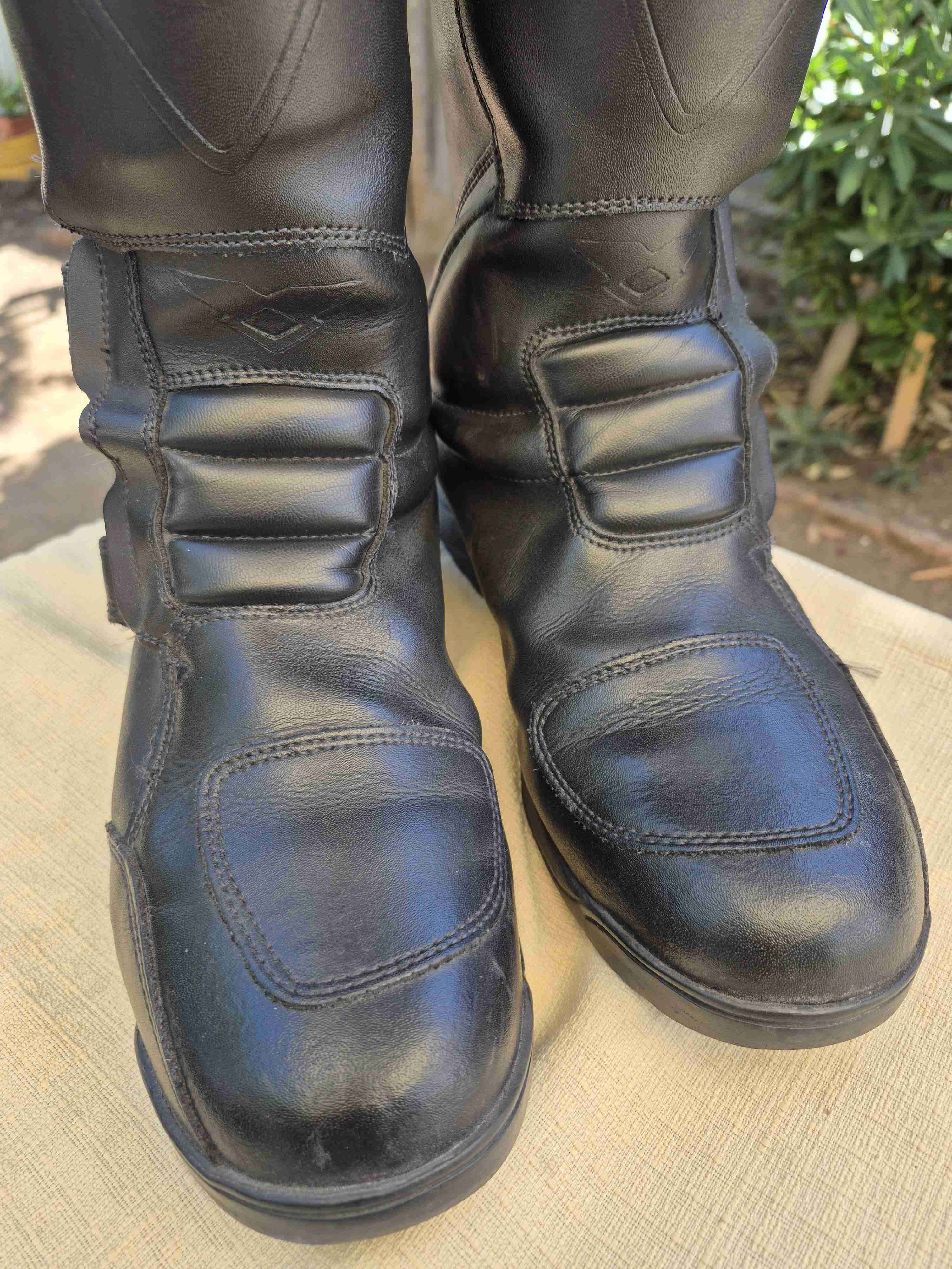 Botas de moto negras Walter prot - miniatura 3