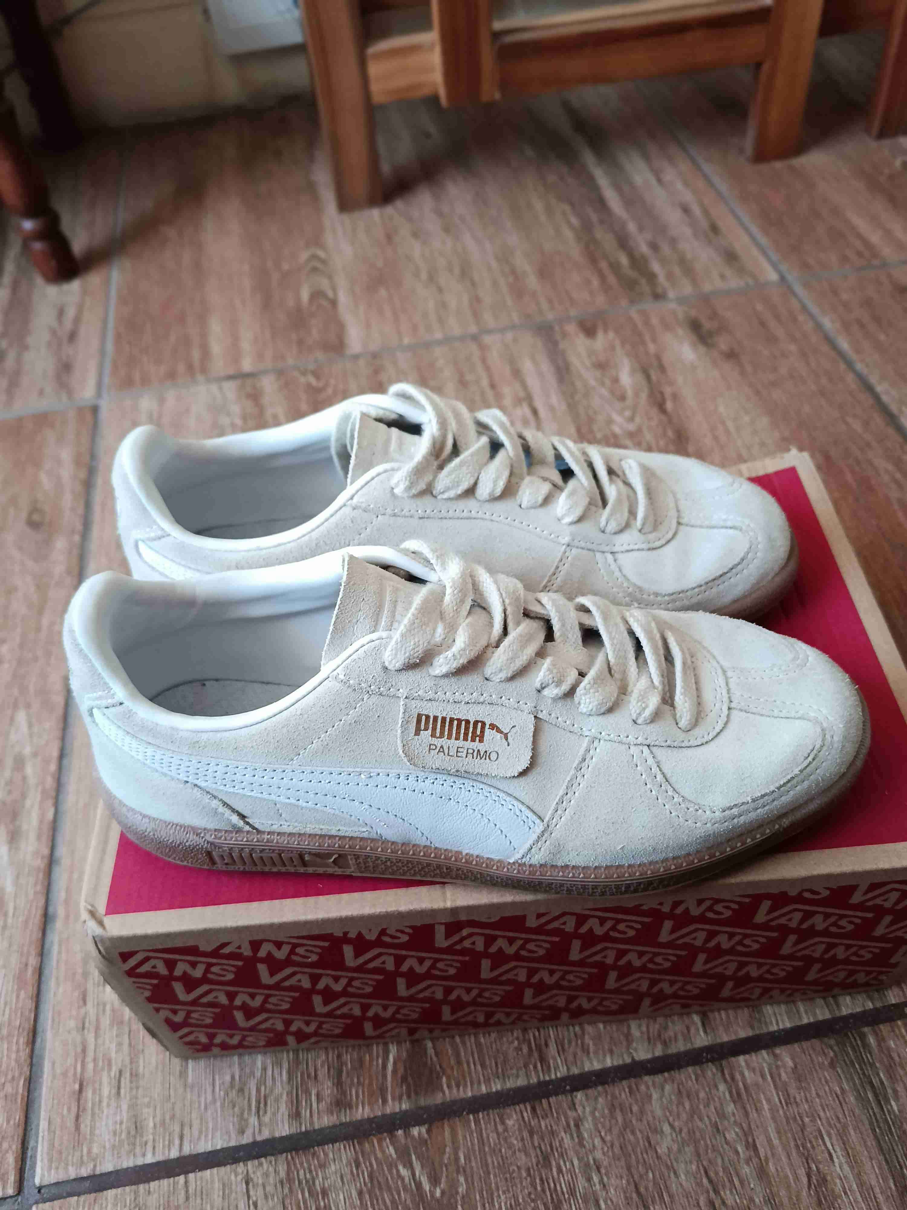Zapatillas Puma Palermo blancas - miniatura 3