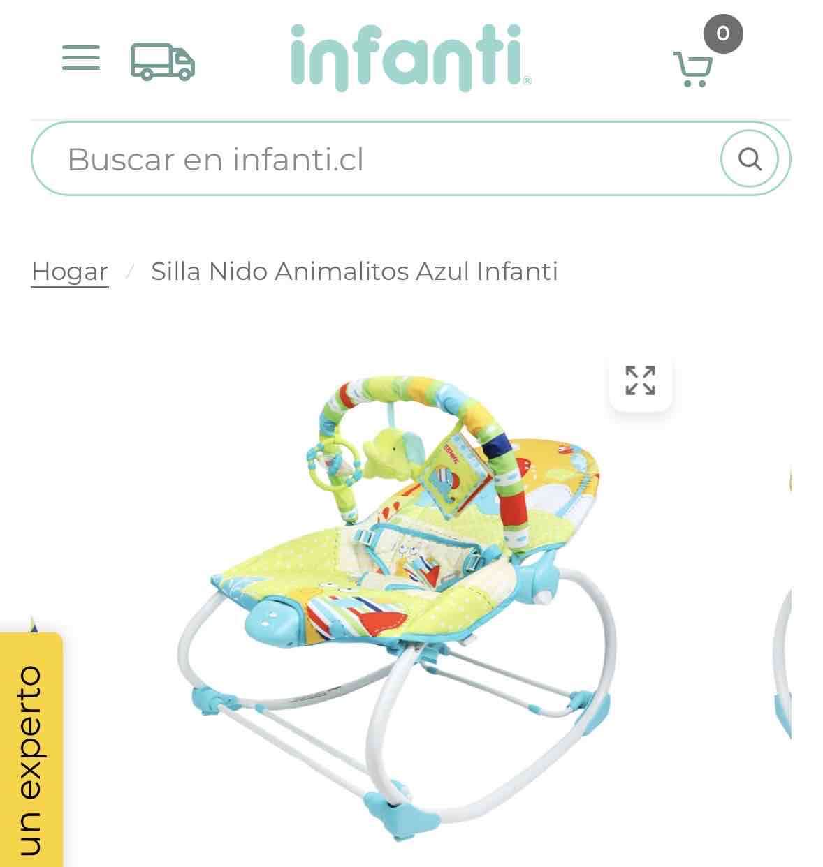 Silla nido azul Infanti - 1