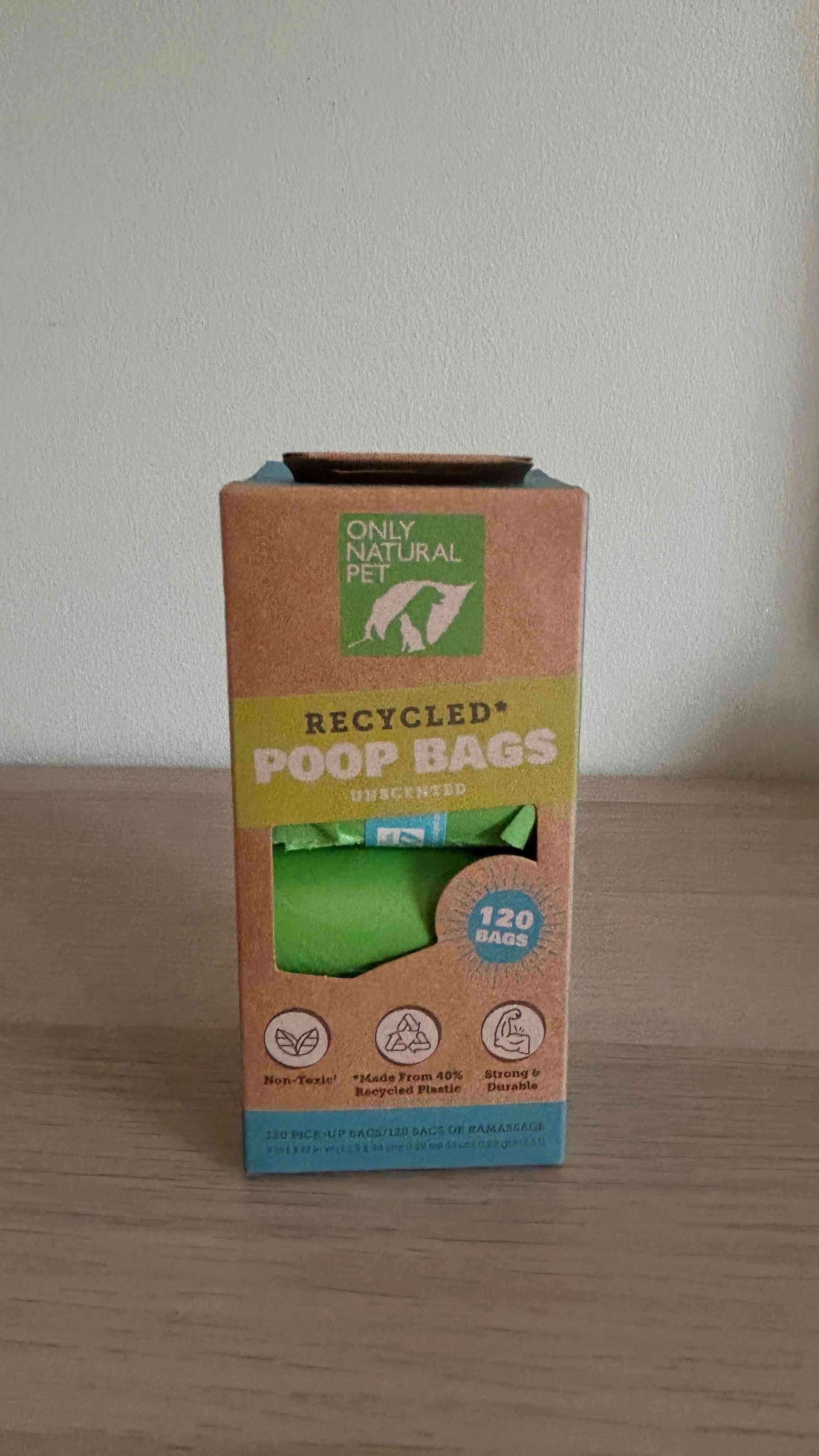 Bolsas recicladas para desechos de mascotas