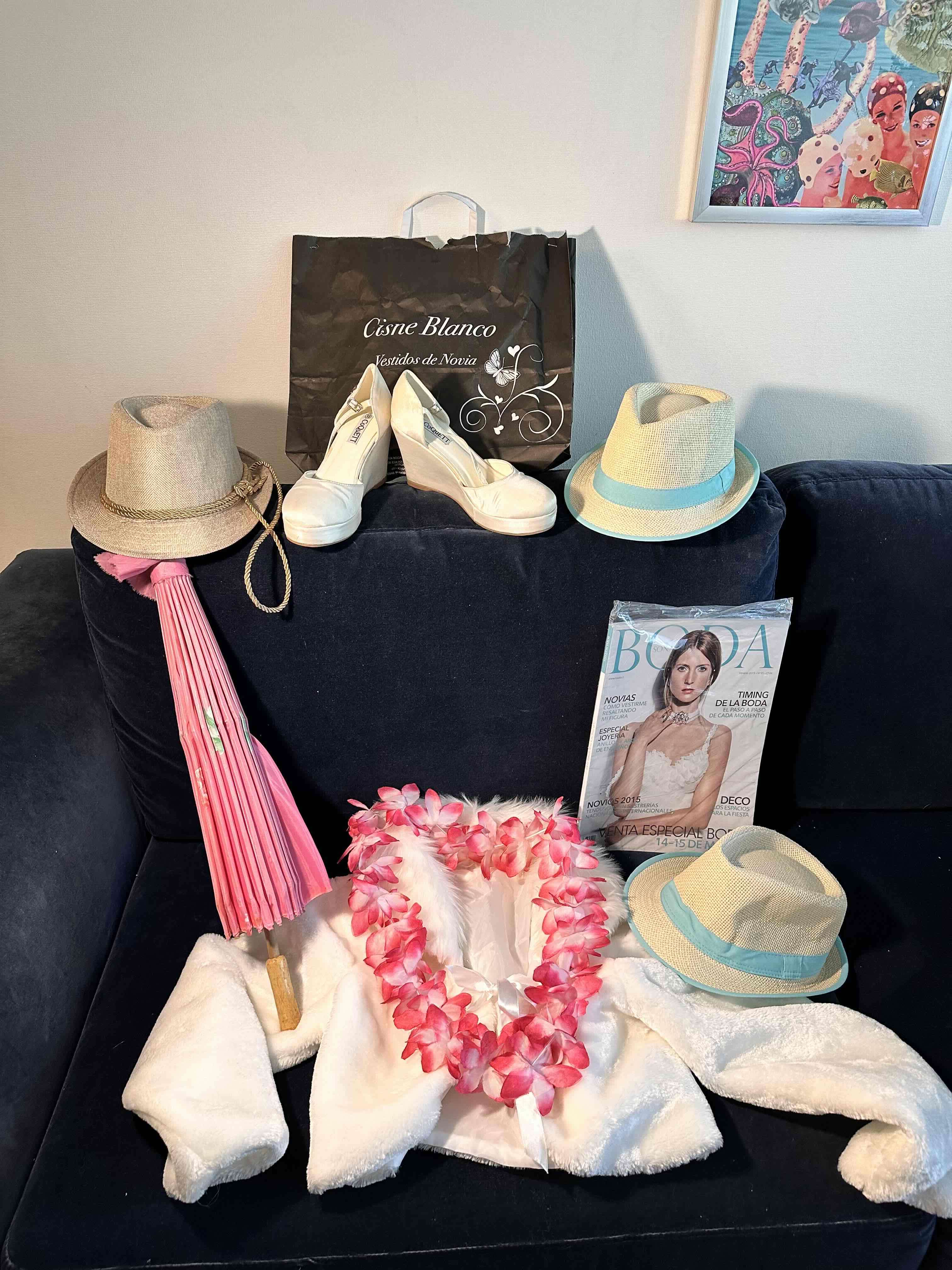 Pack Matrimonio,zapatos, bolerito,cotillón - 1