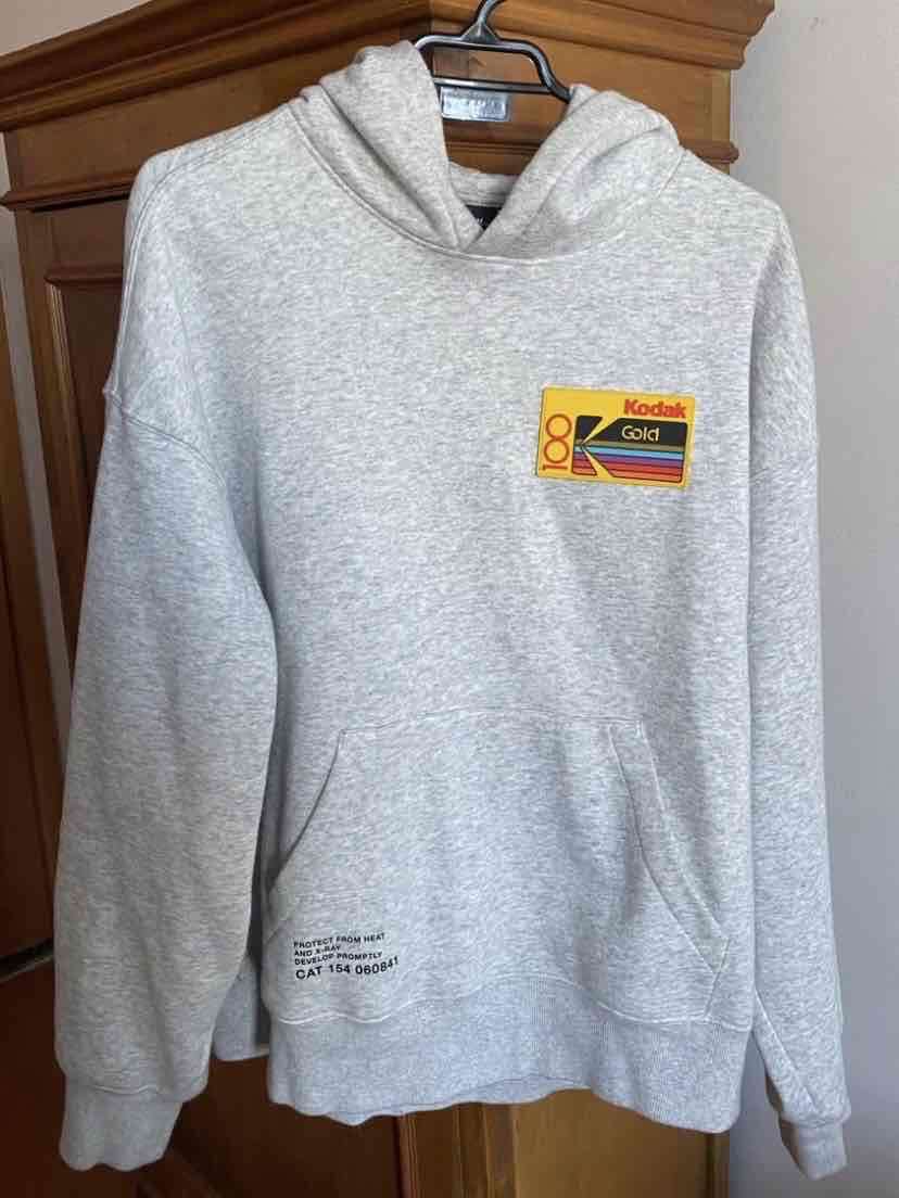 Polerón gris con capucha Kodak - 1