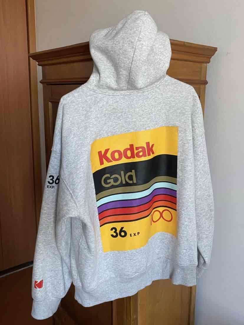 Polerón gris con capucha Kodak - 2