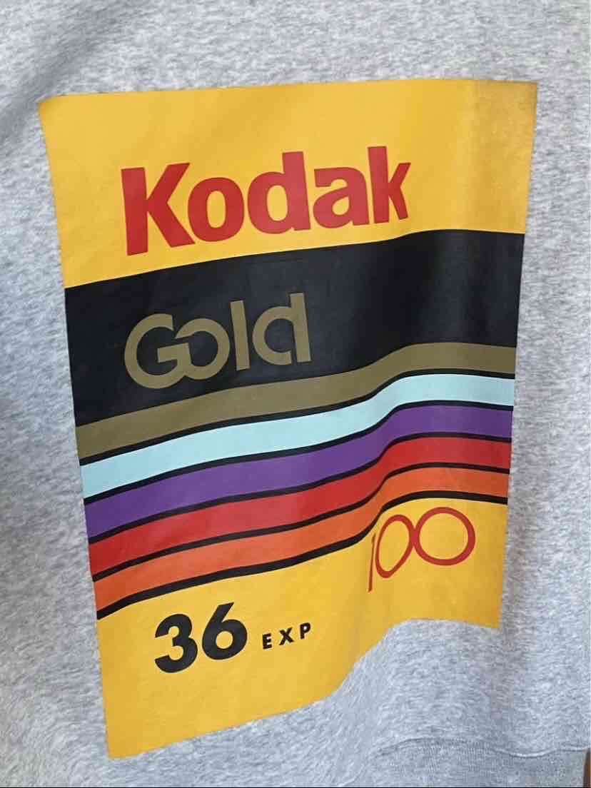 Polerón gris con capucha Kodak - 6