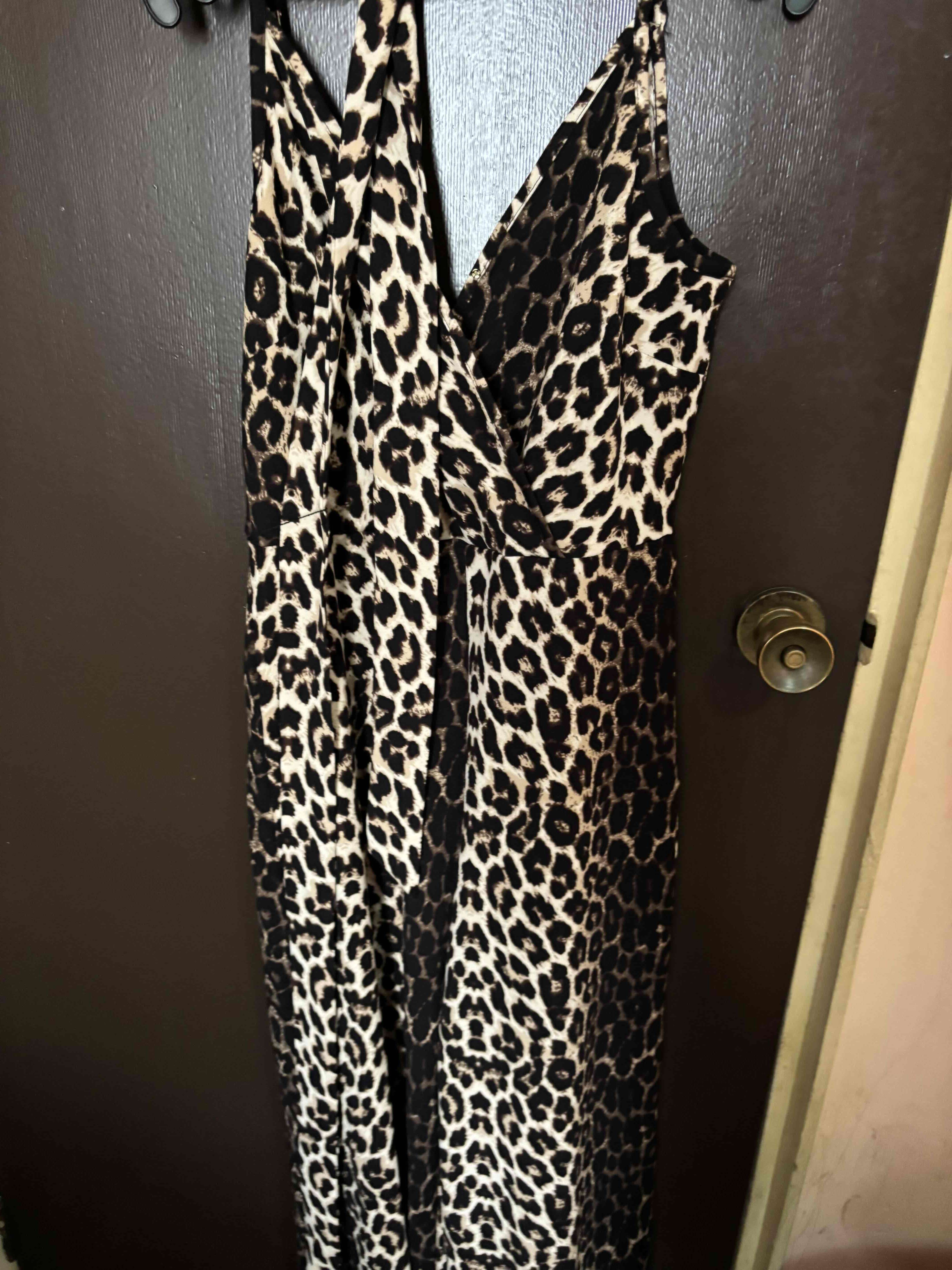 Enterito largo estampado animal print