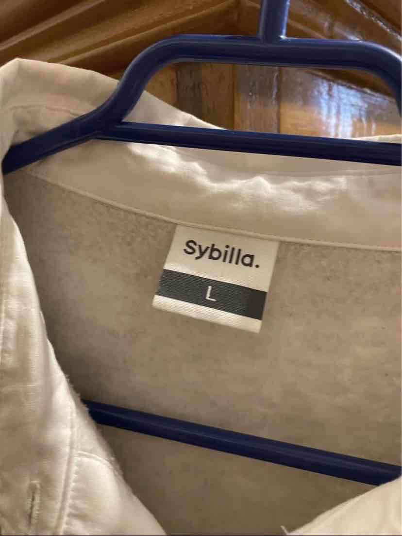 Poleron gris con cuello - 3