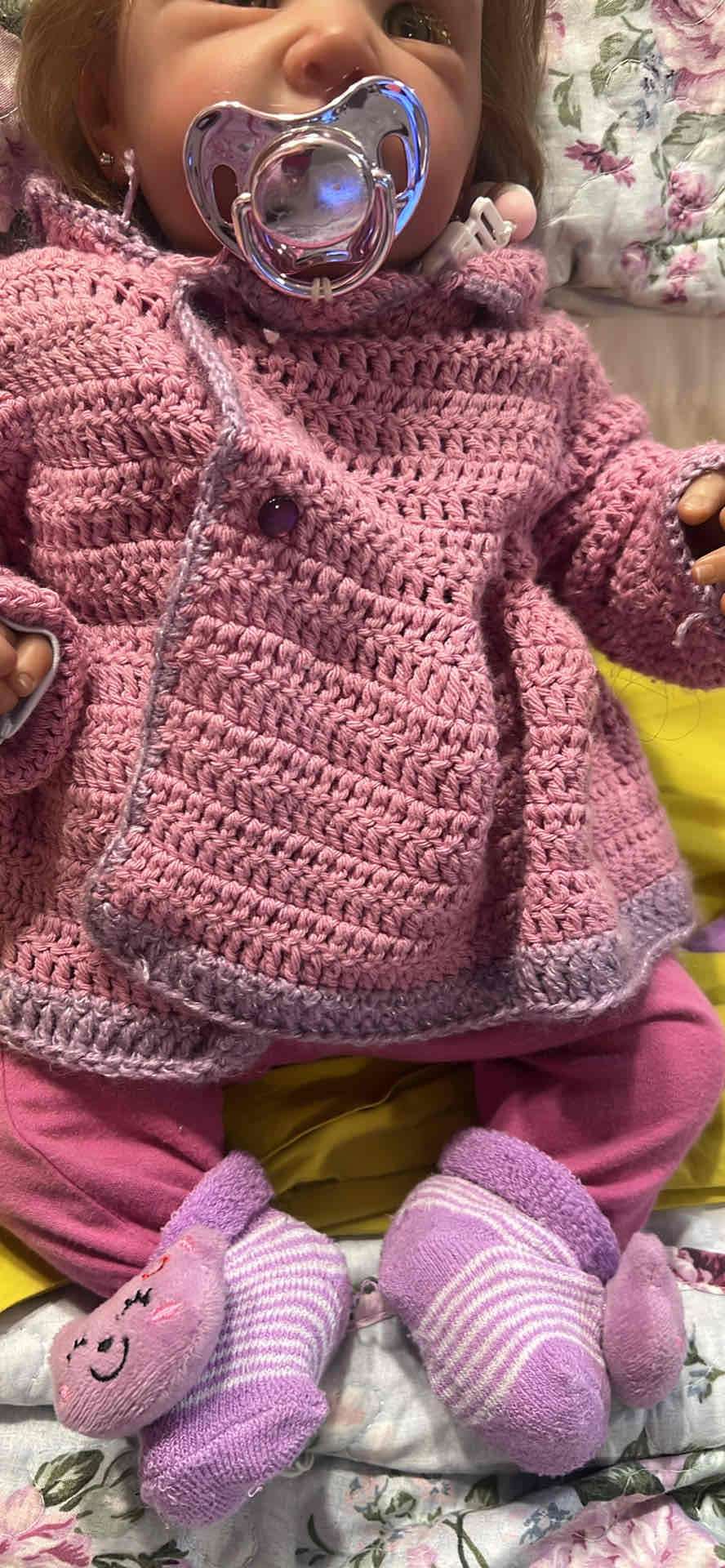 Muñeca Reborn con chupete - 4