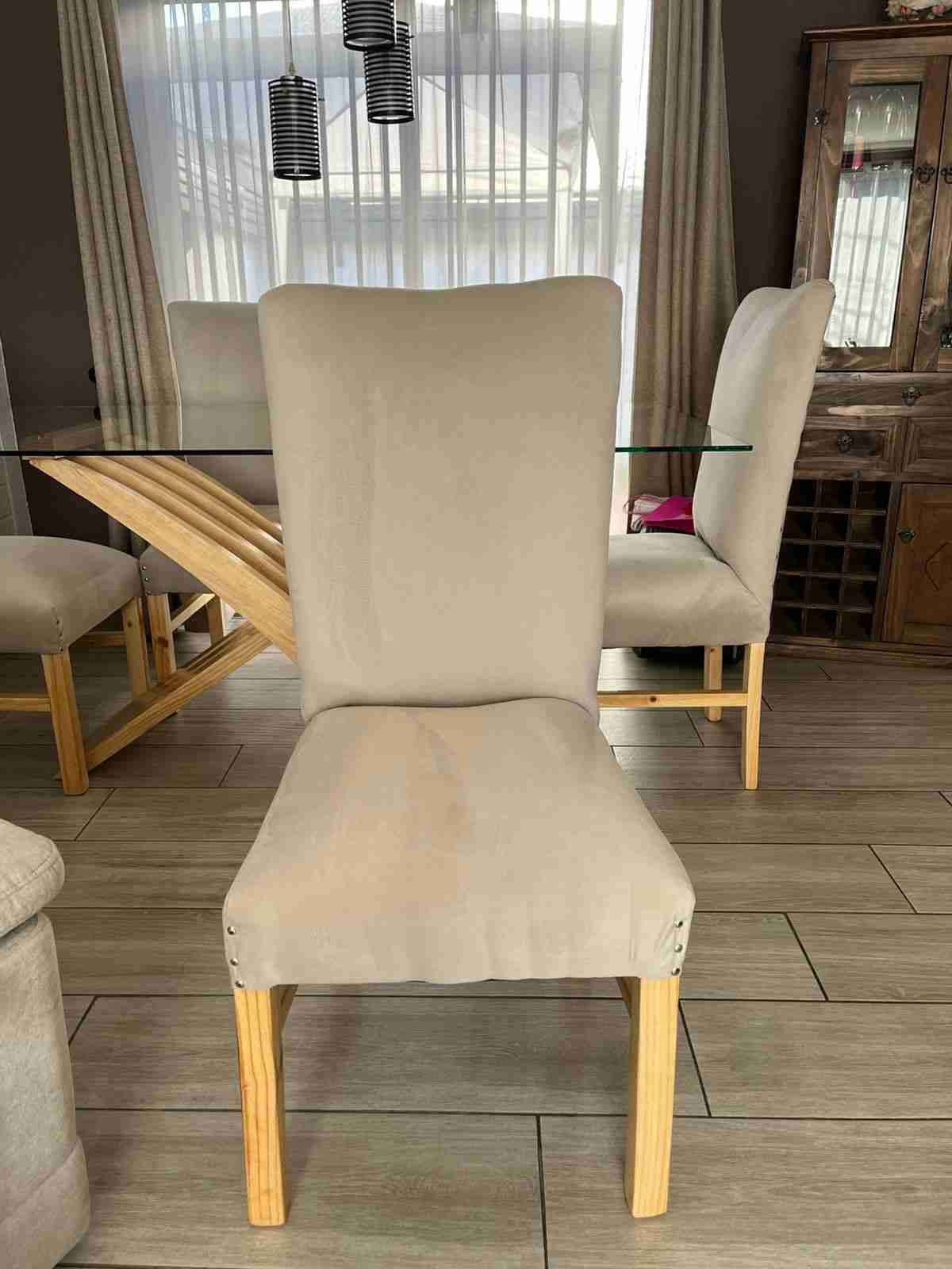 Comedor de vidrio 6 sillas - 5