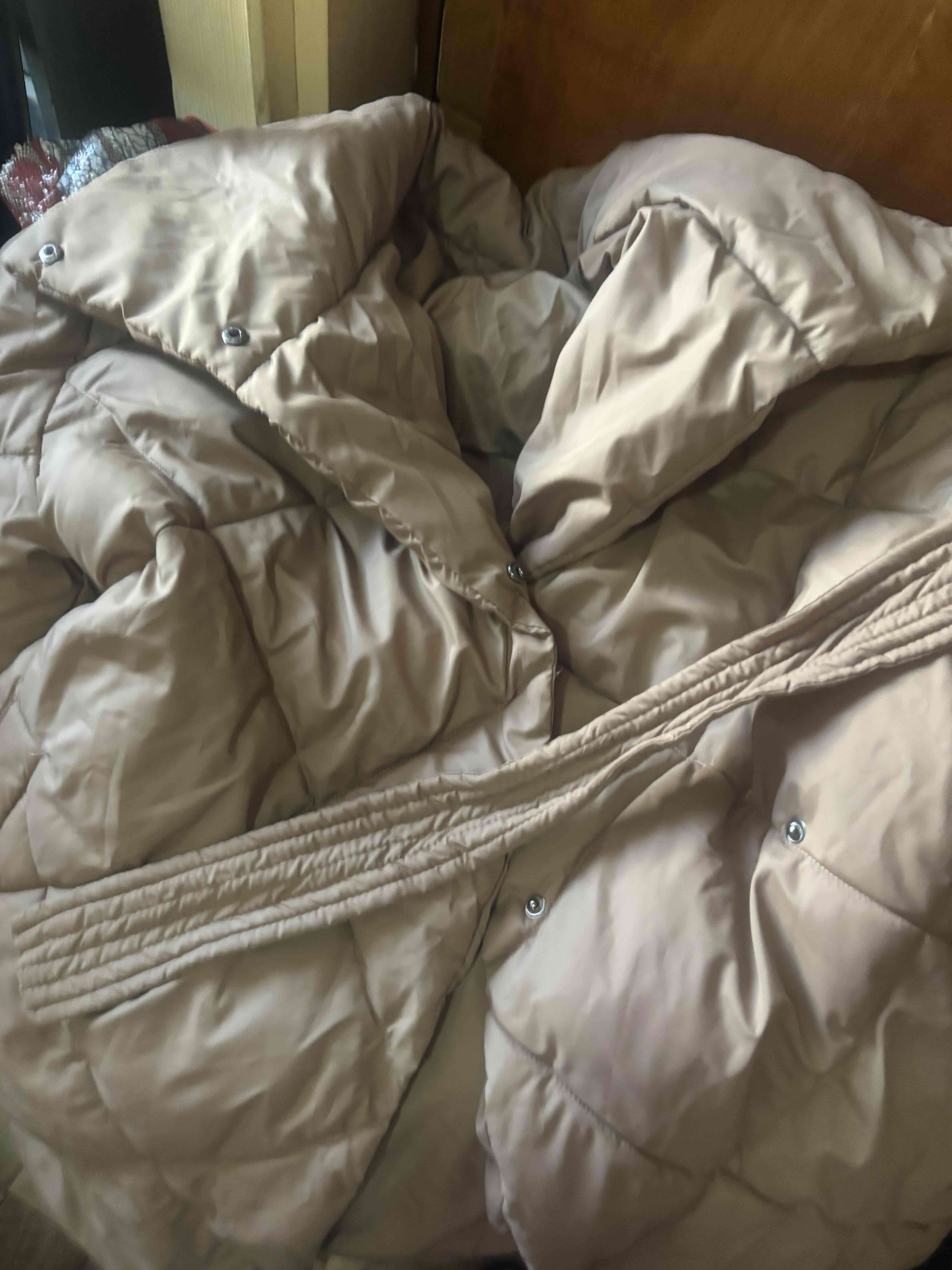 Chaqueta de invierno acolchada beige - 3