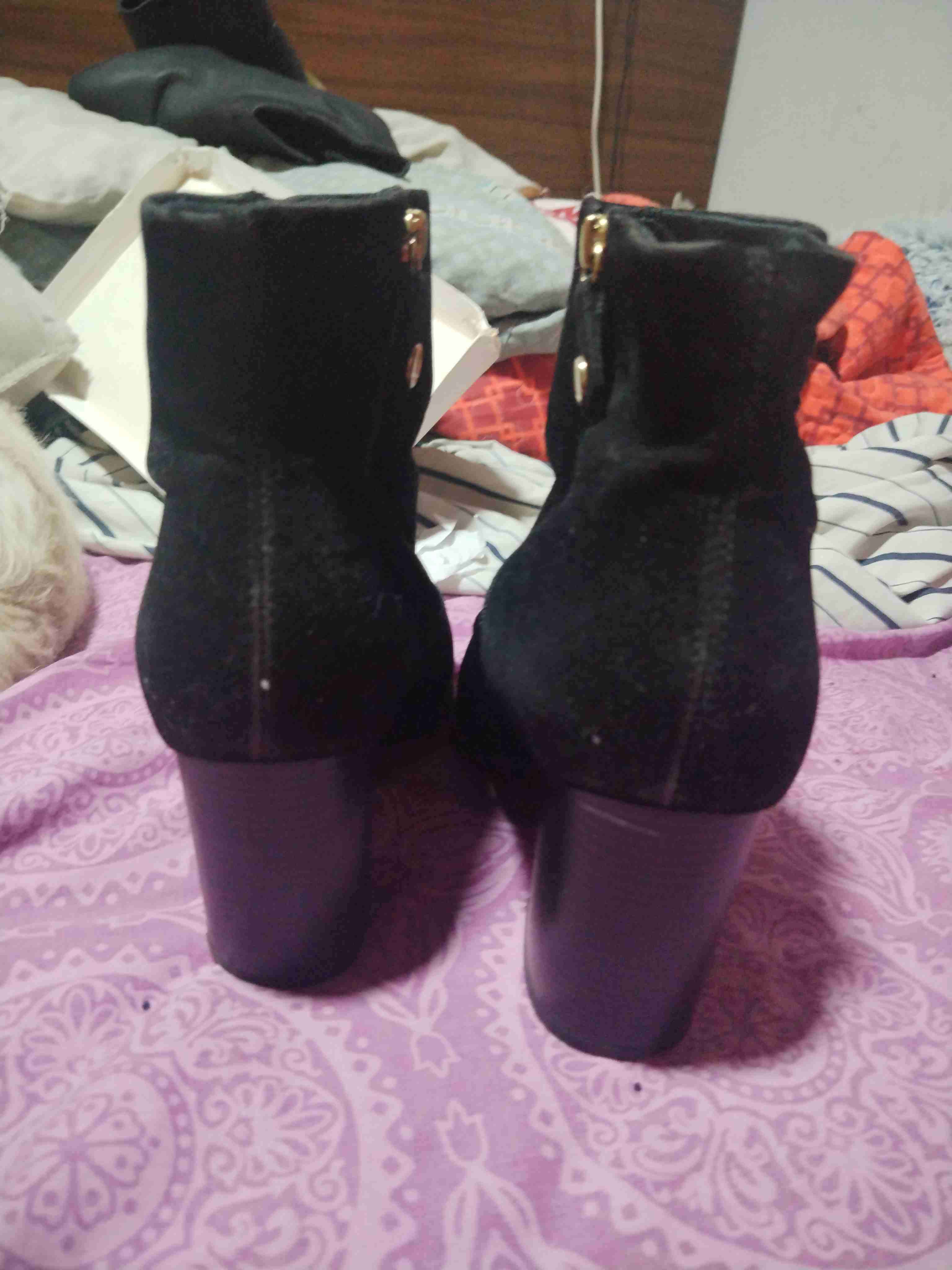 Botines negros de gamuza - 3