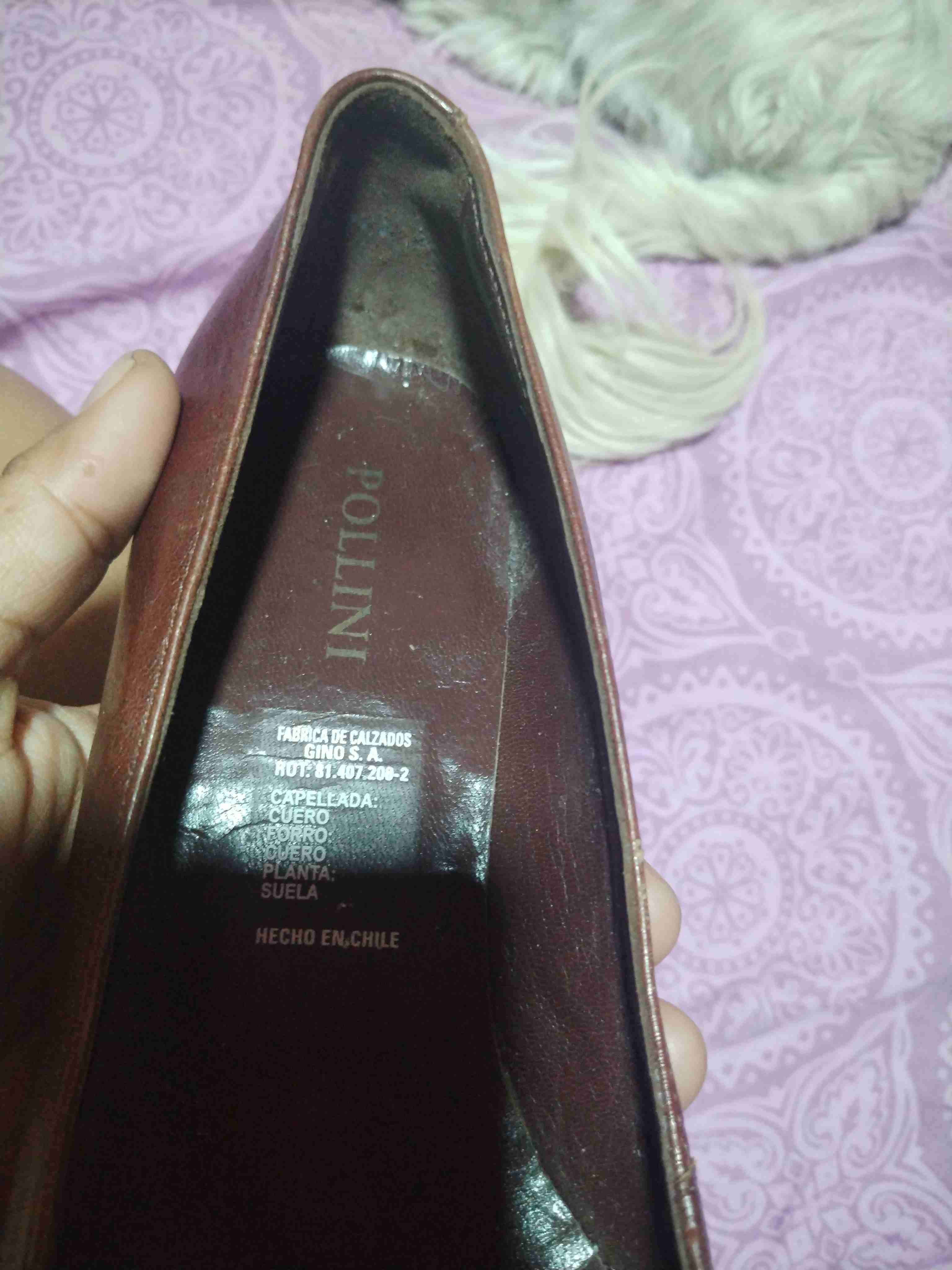 Zapatos de cuero marrón con hebilla - 4