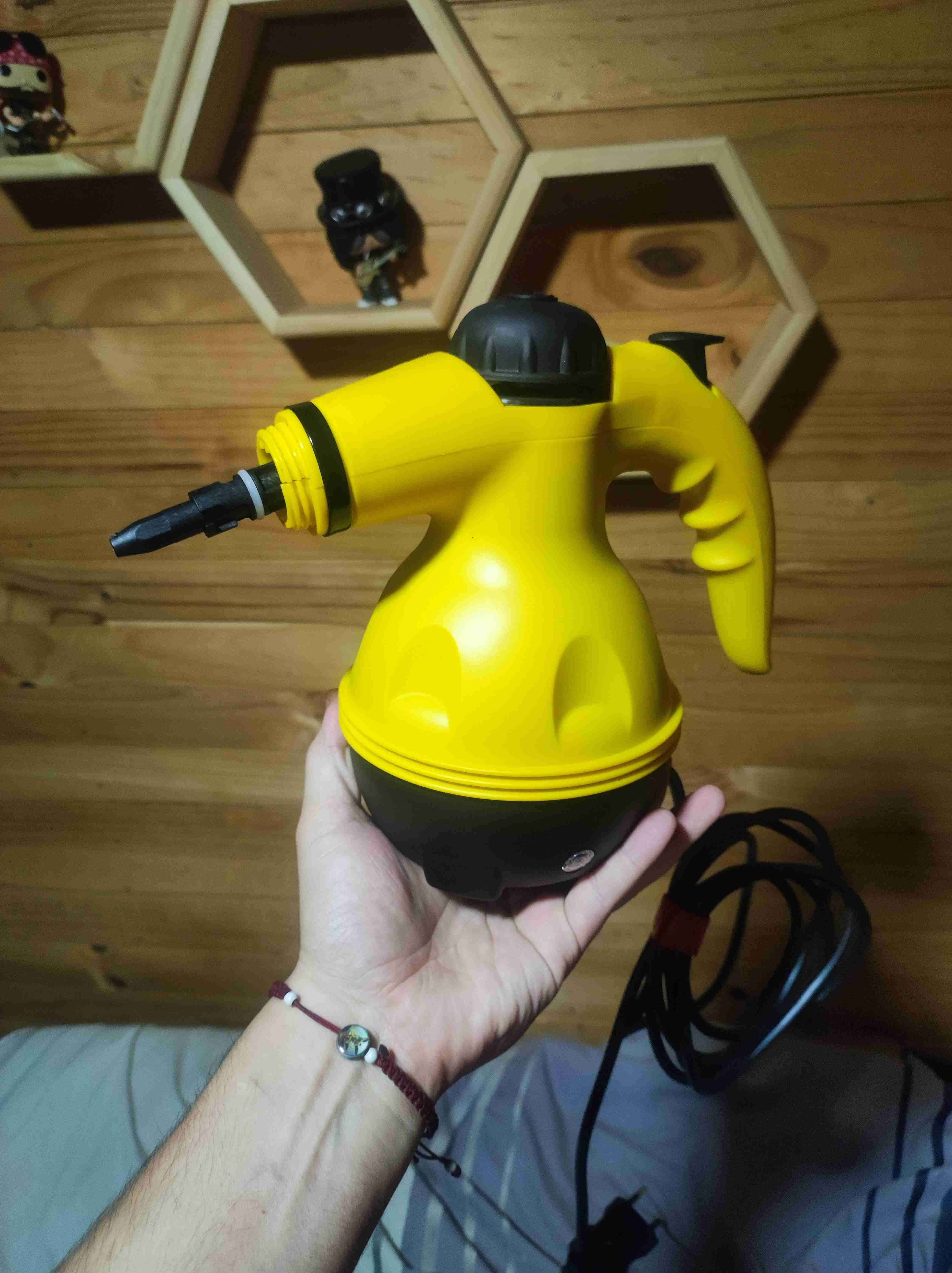 Limpiador a vapor amarillo compacto - miniatura 1