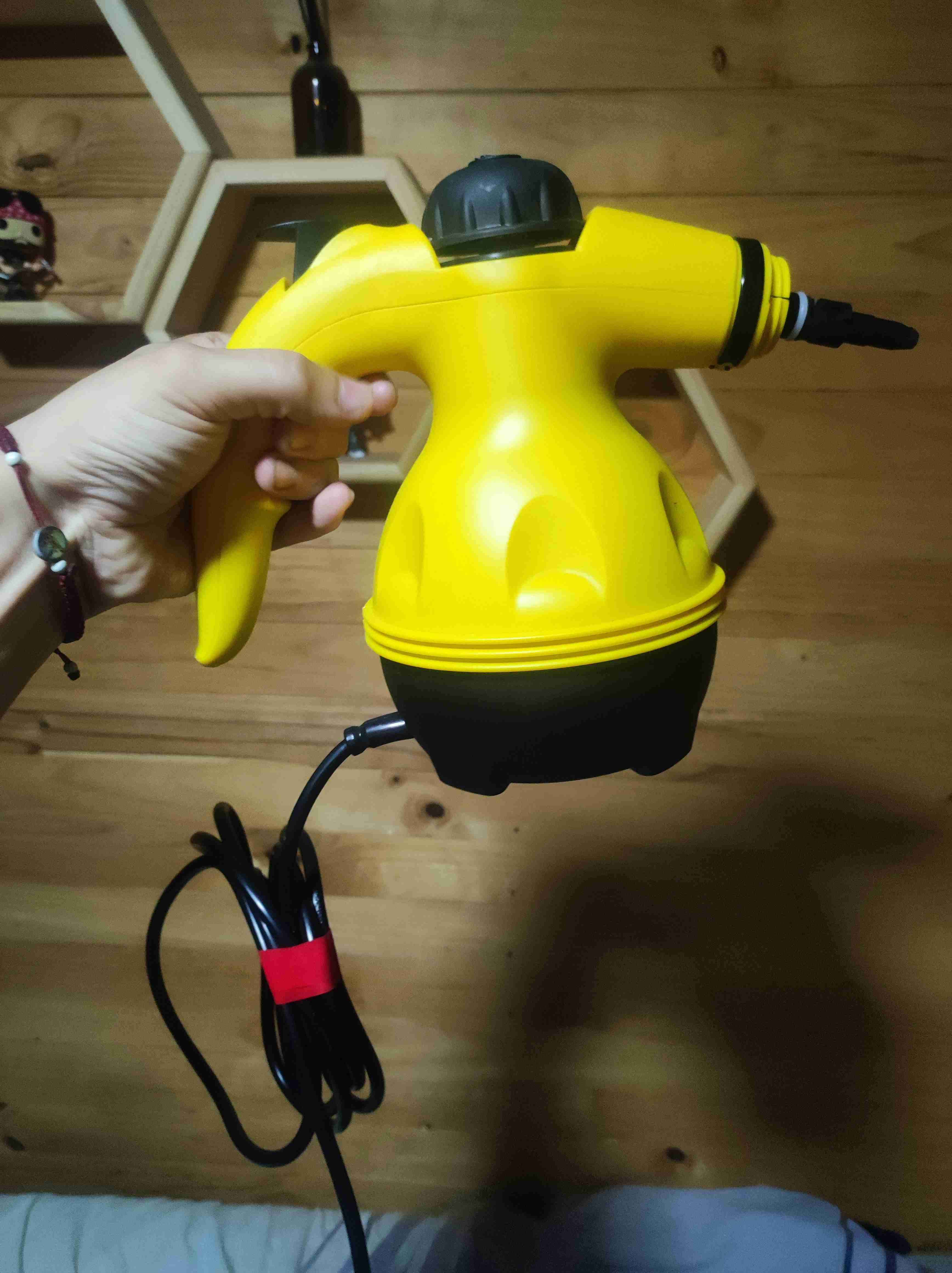 Limpiador a vapor amarillo compacto - miniatura 2