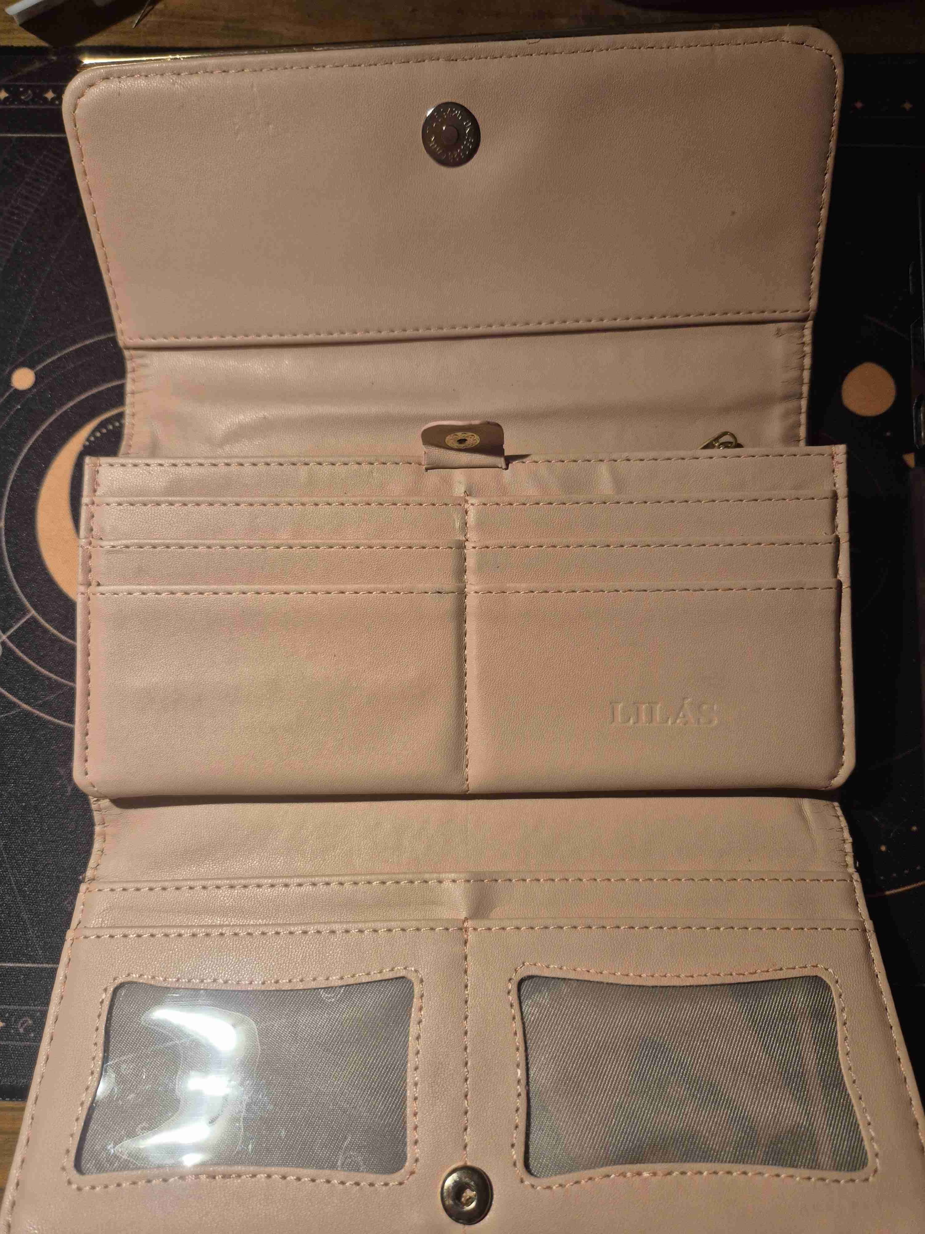 Billetera rosada amplia - 2