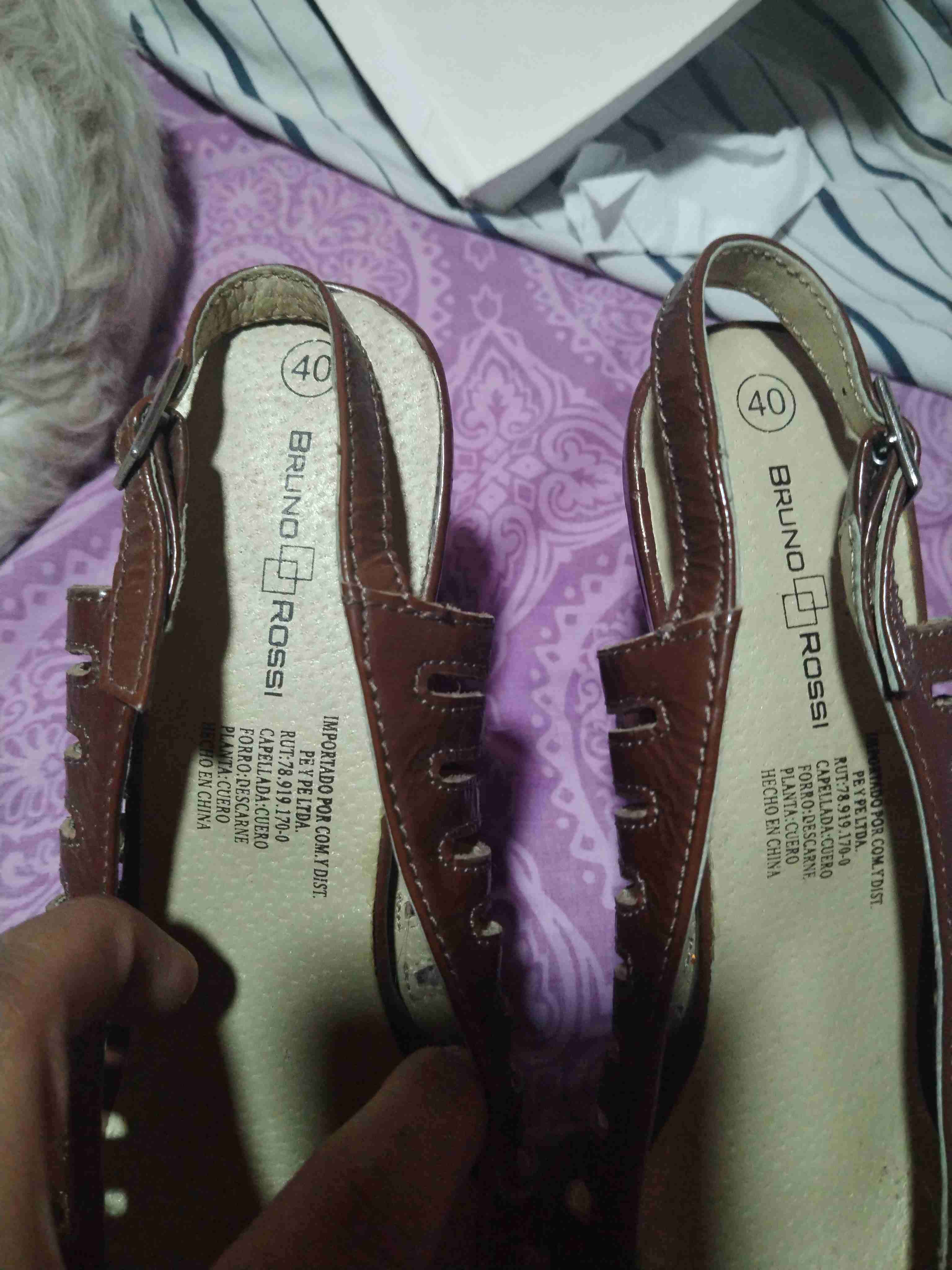 Sandalias café de mujer - 2