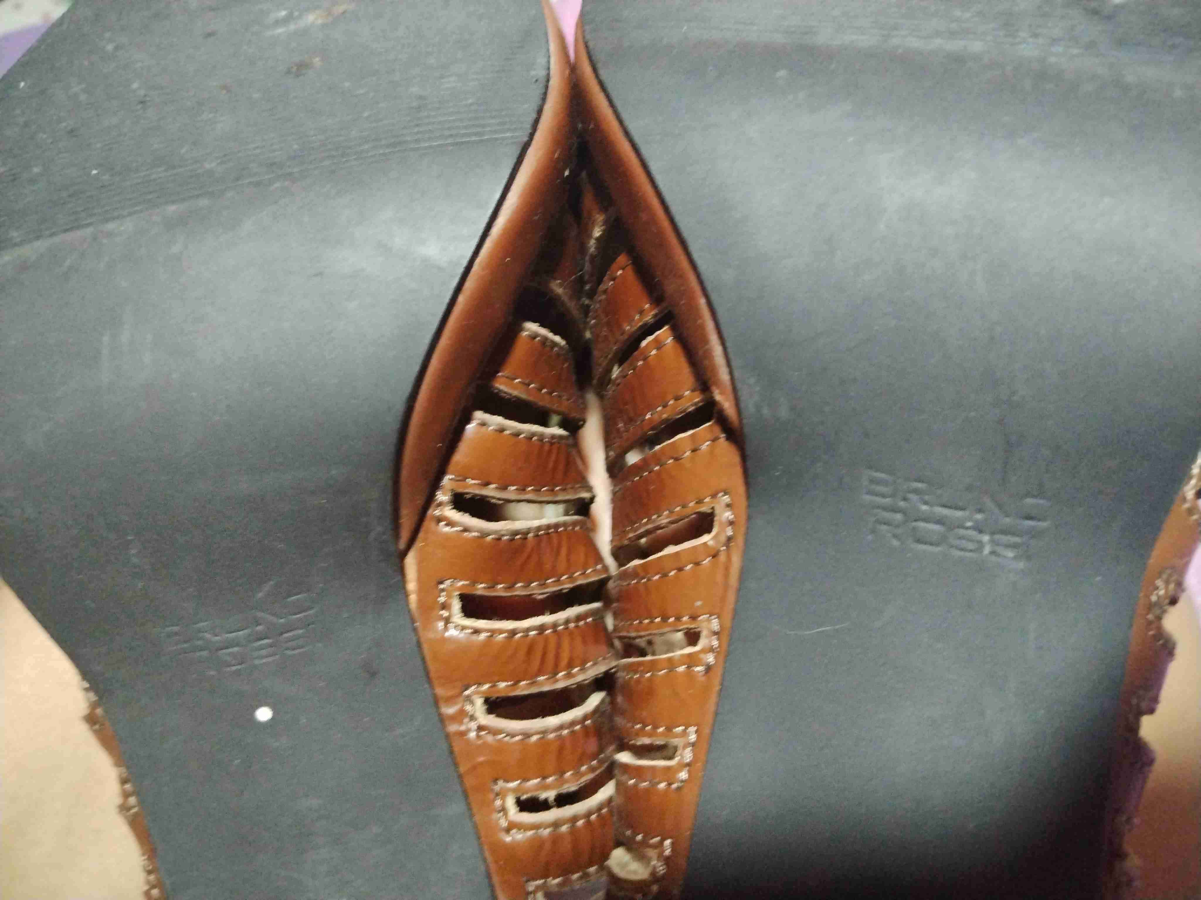 Sandalias café de mujer - 6