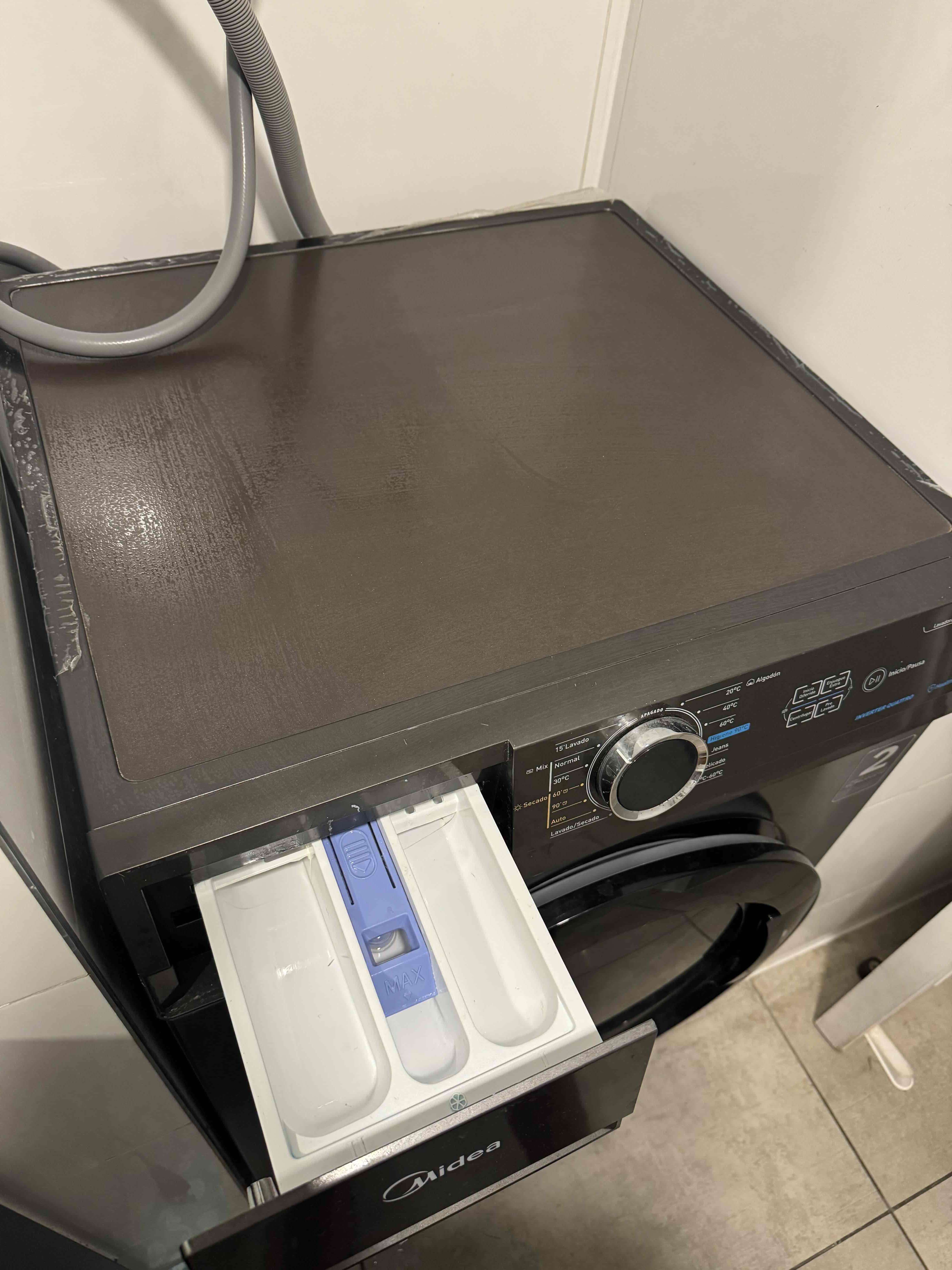Lavadora Secadora Midea frontal gris - miniatura 3