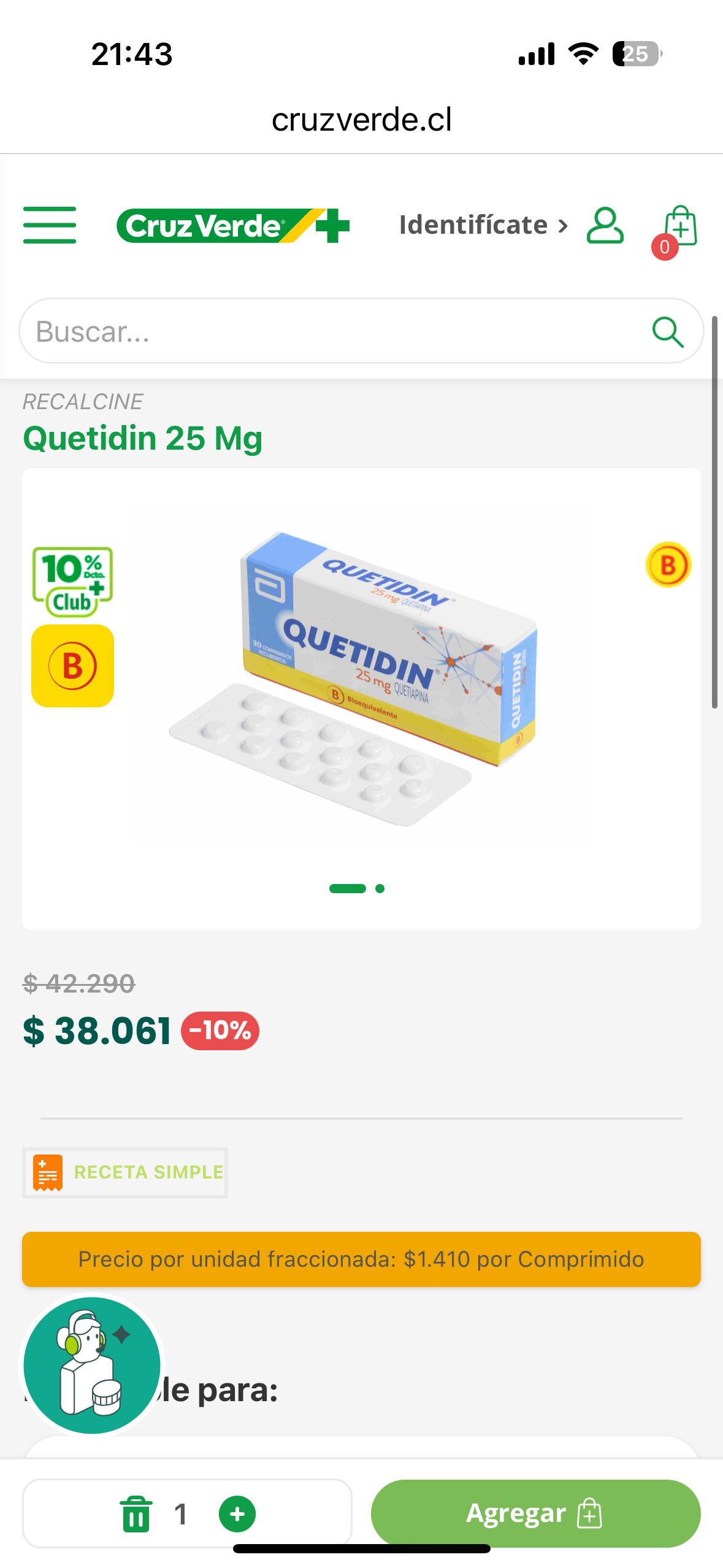 Quetidin 25 mg nuevo - 3