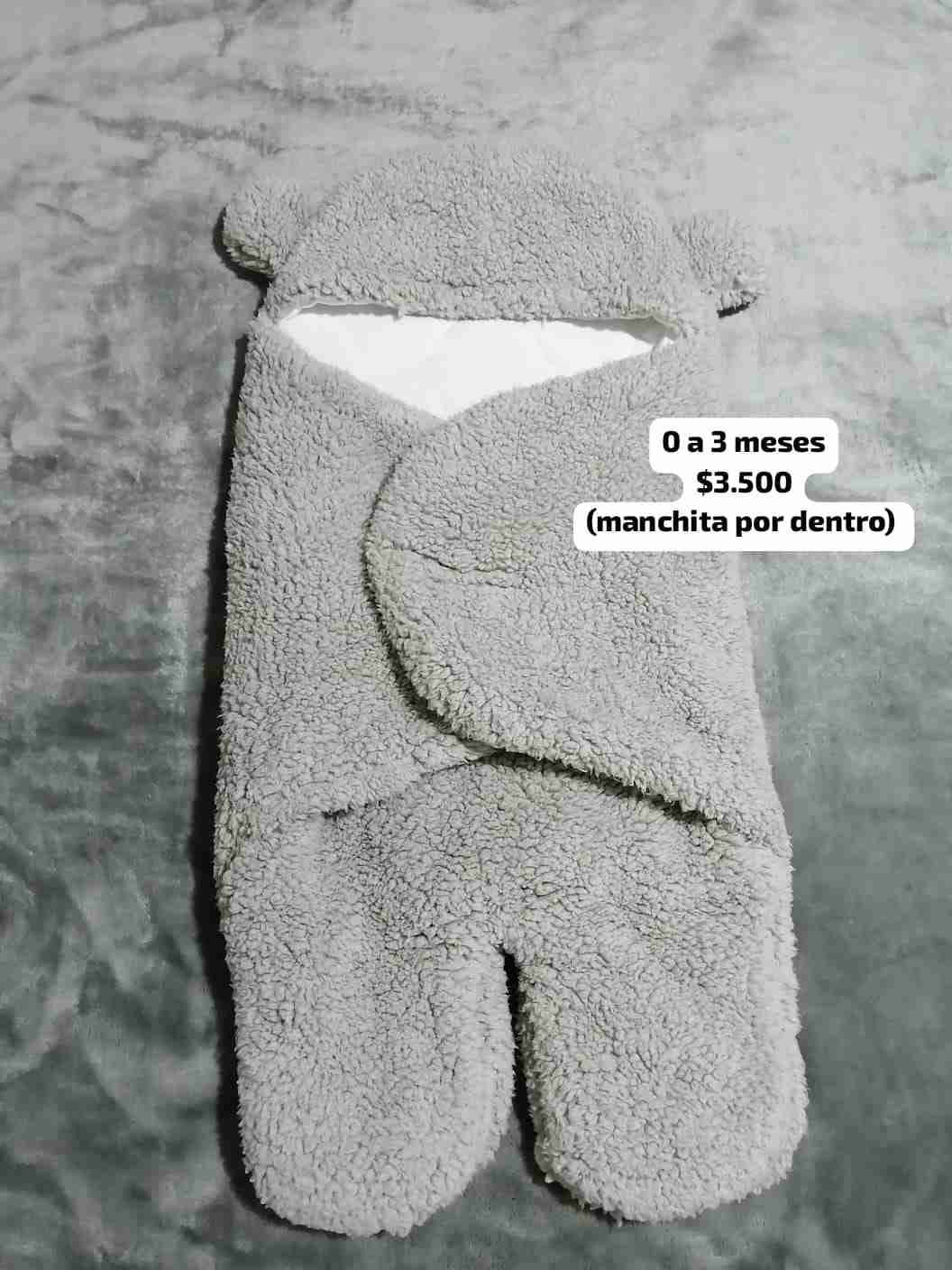 Saco de dormir gris para bebé - 1