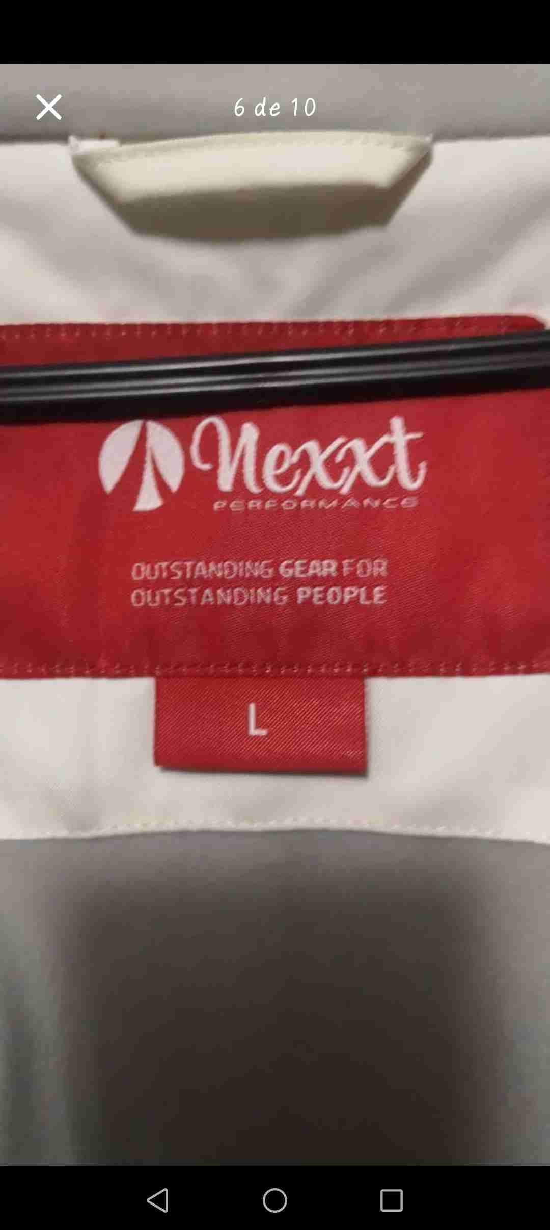 Chaqueta blanca impermeable mujer - miniatura 2