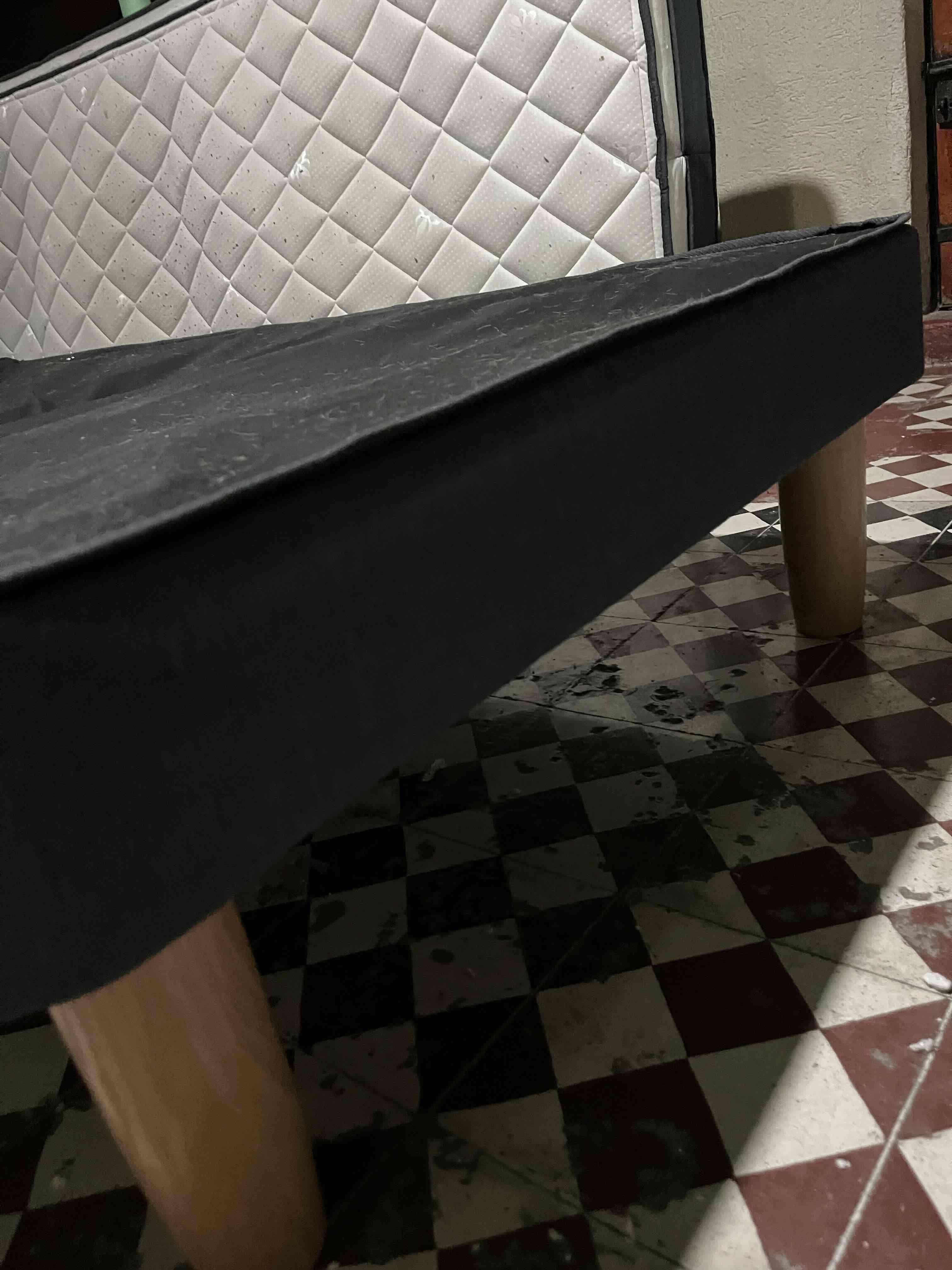 Cama con base de madera una plaza - 4