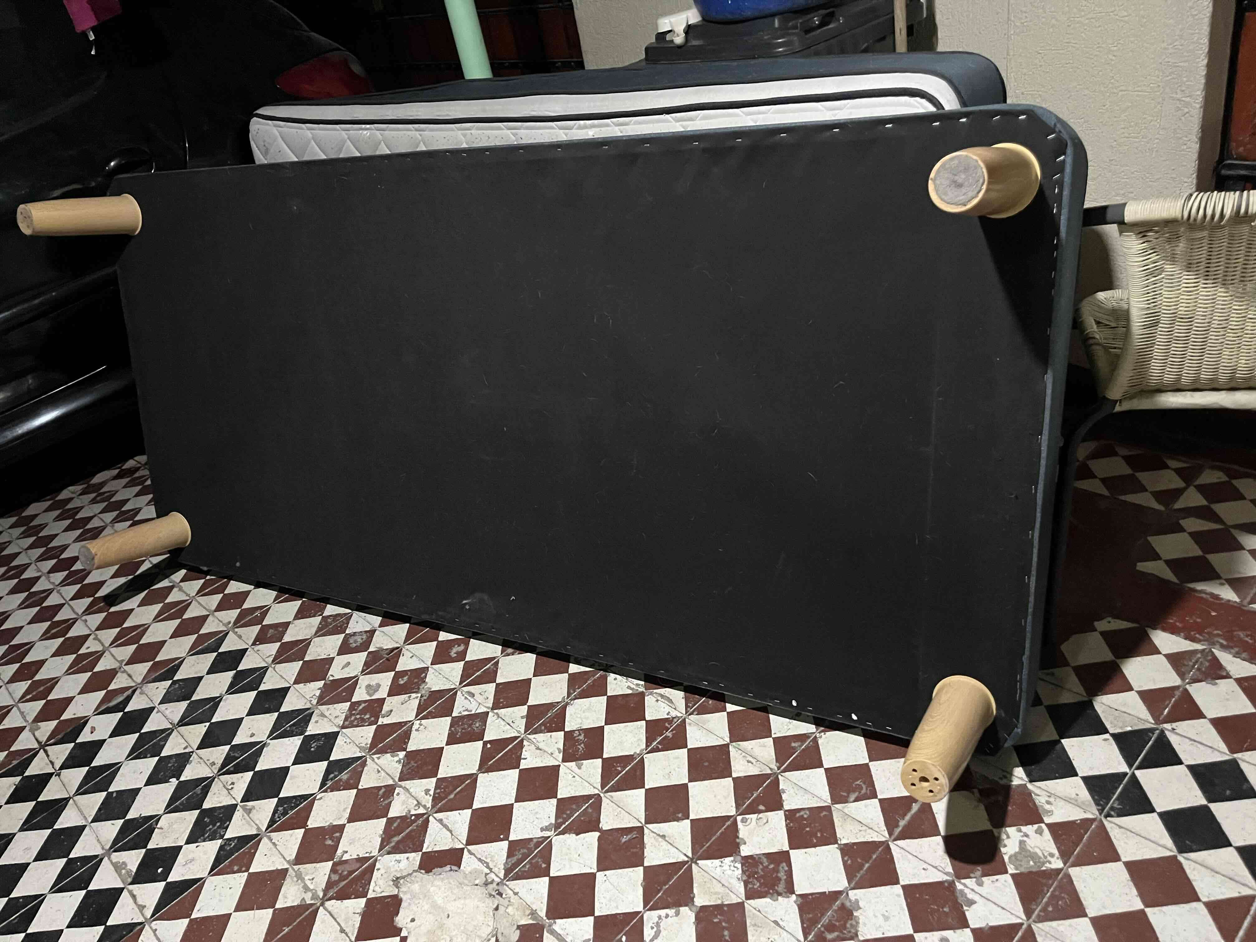 Cama con base de madera una plaza - 6