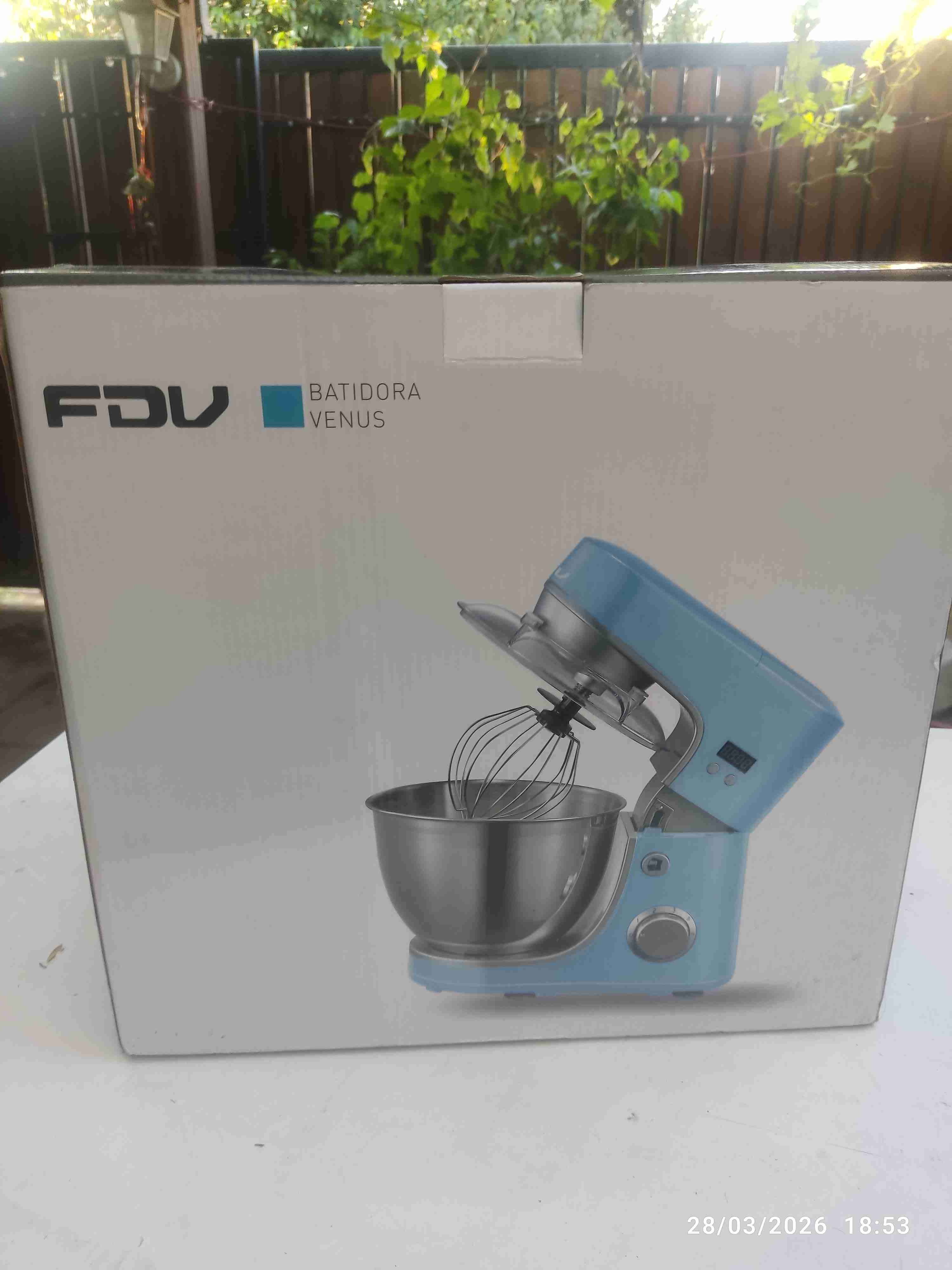 Batidora de pedestal azul - 2