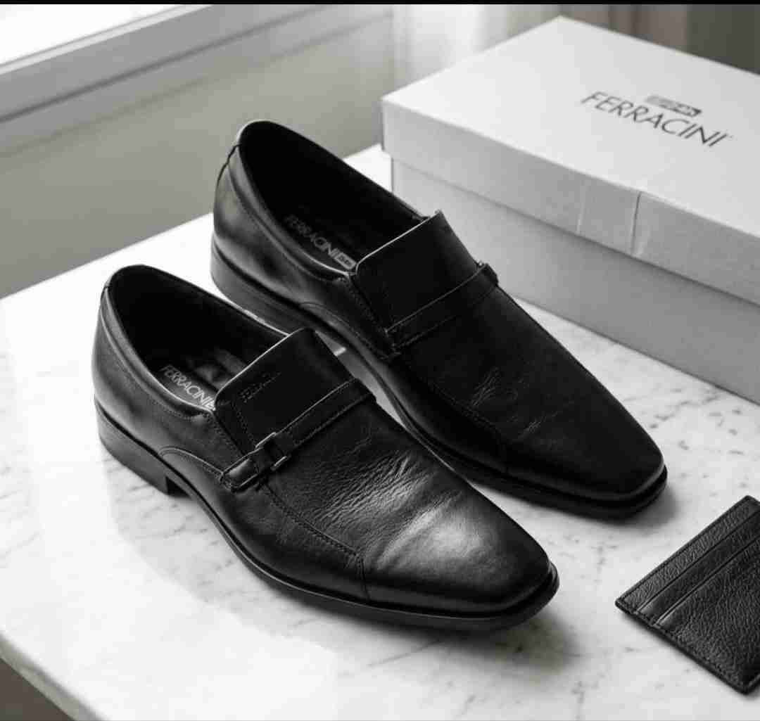 Zapatos de cuero Ferracini negros - 1