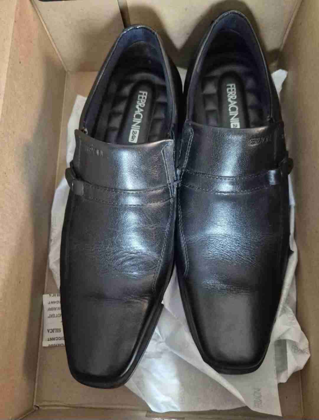 Zapatos de cuero Ferracini negros - 2