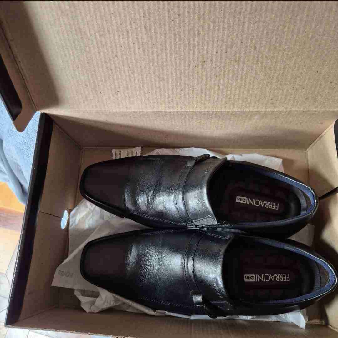 Zapatos de cuero Ferracini negros - 3