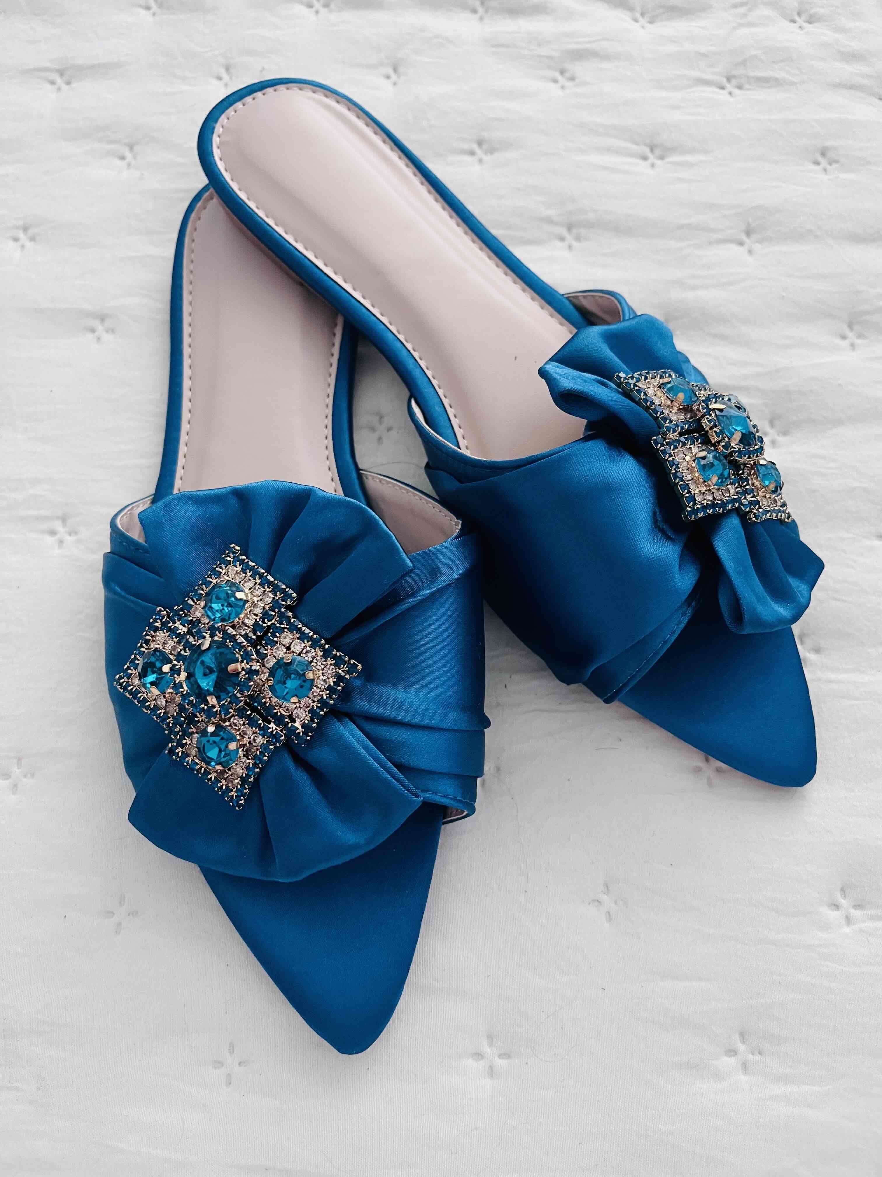 Uñero 37 Zapatos cuña beige metálico - 2