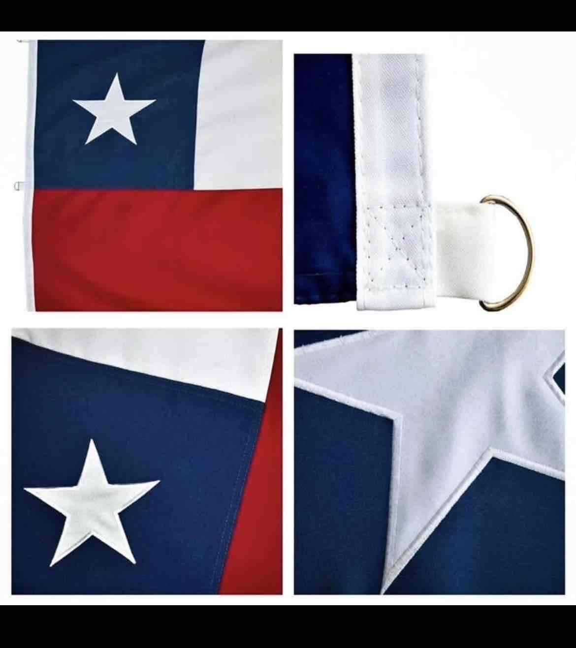 Bandera de Chile con argolla - 1