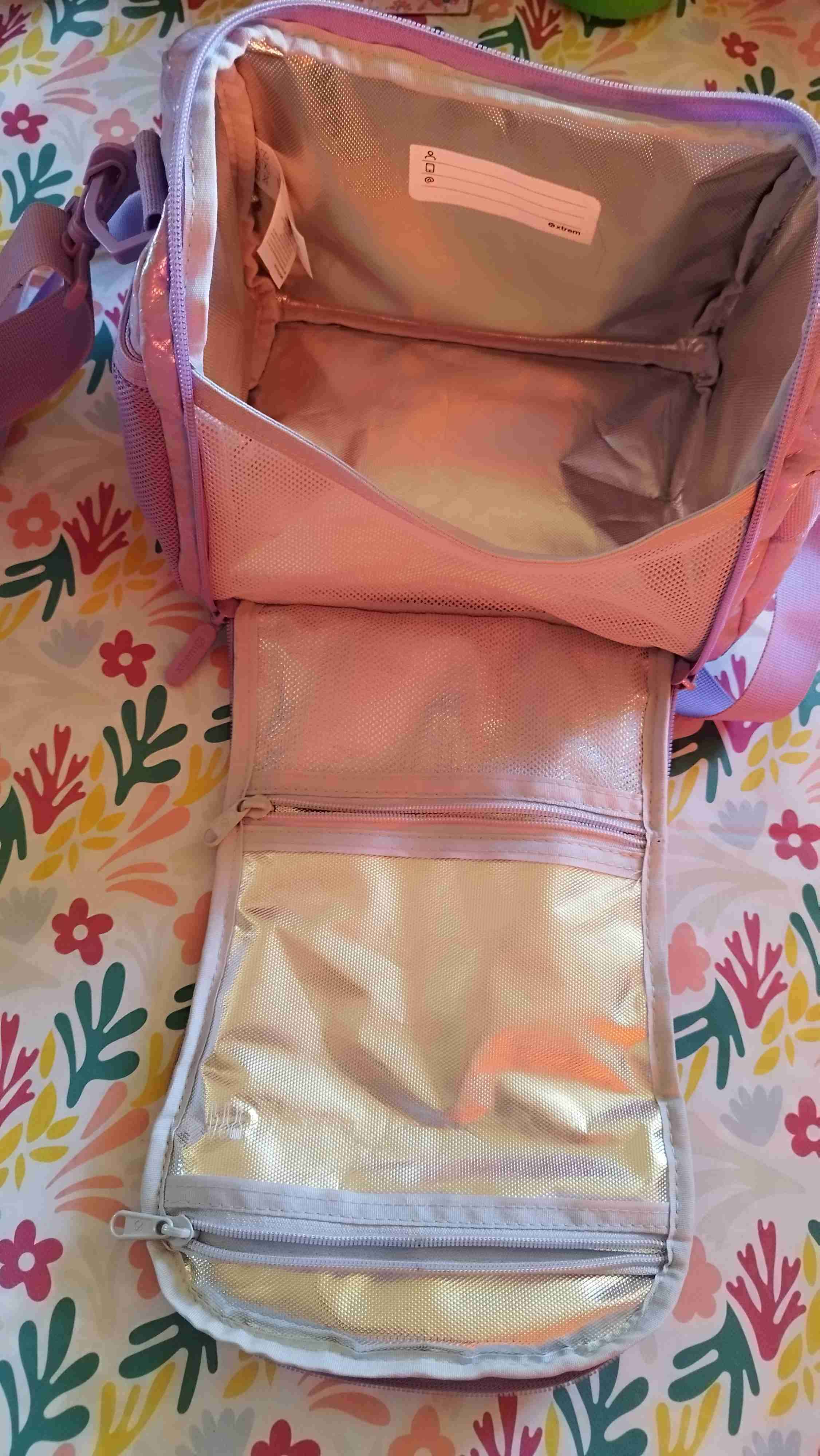 Lonchera morada con unicornio - 3