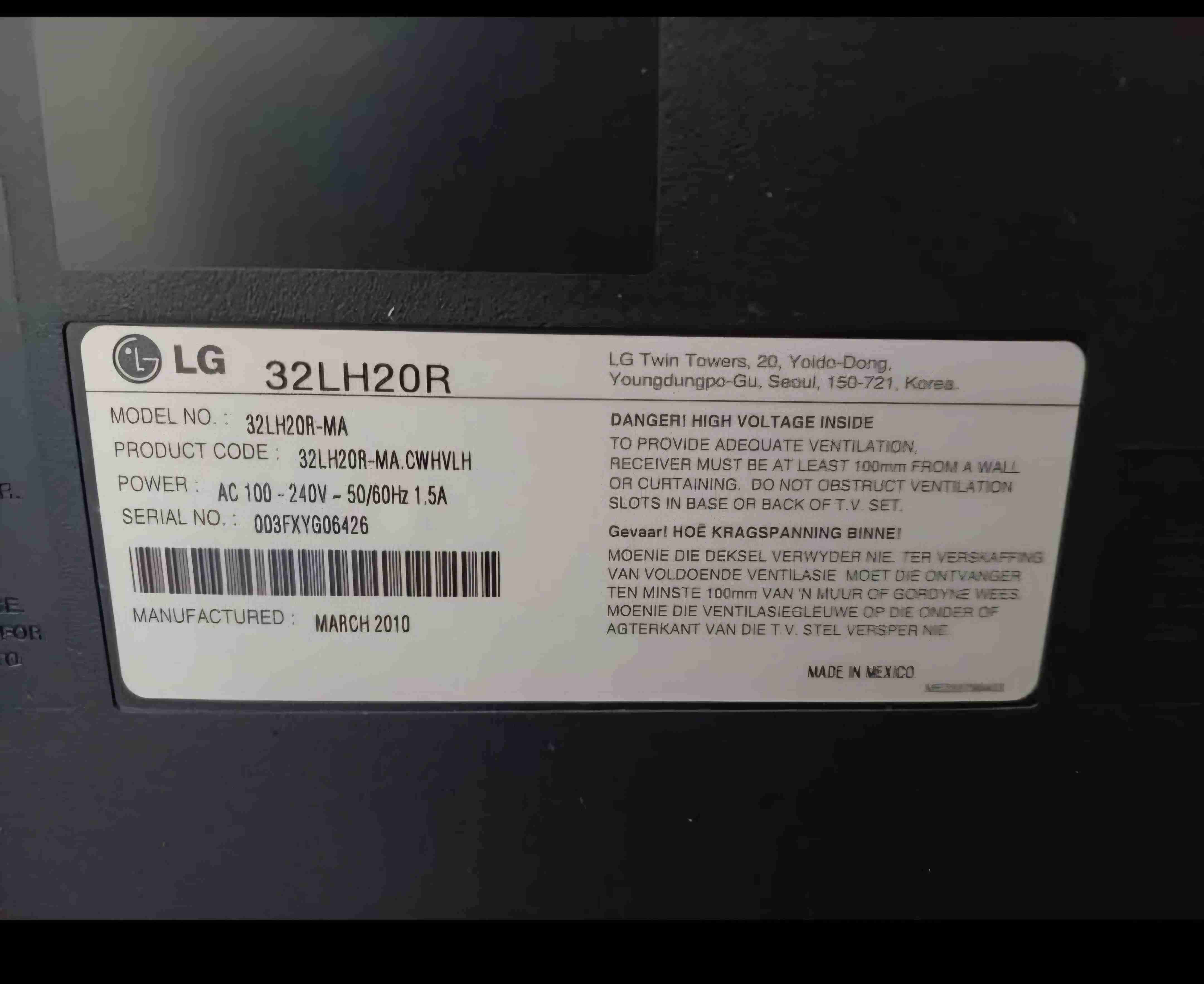 Televisor LG 32LH20R - 1