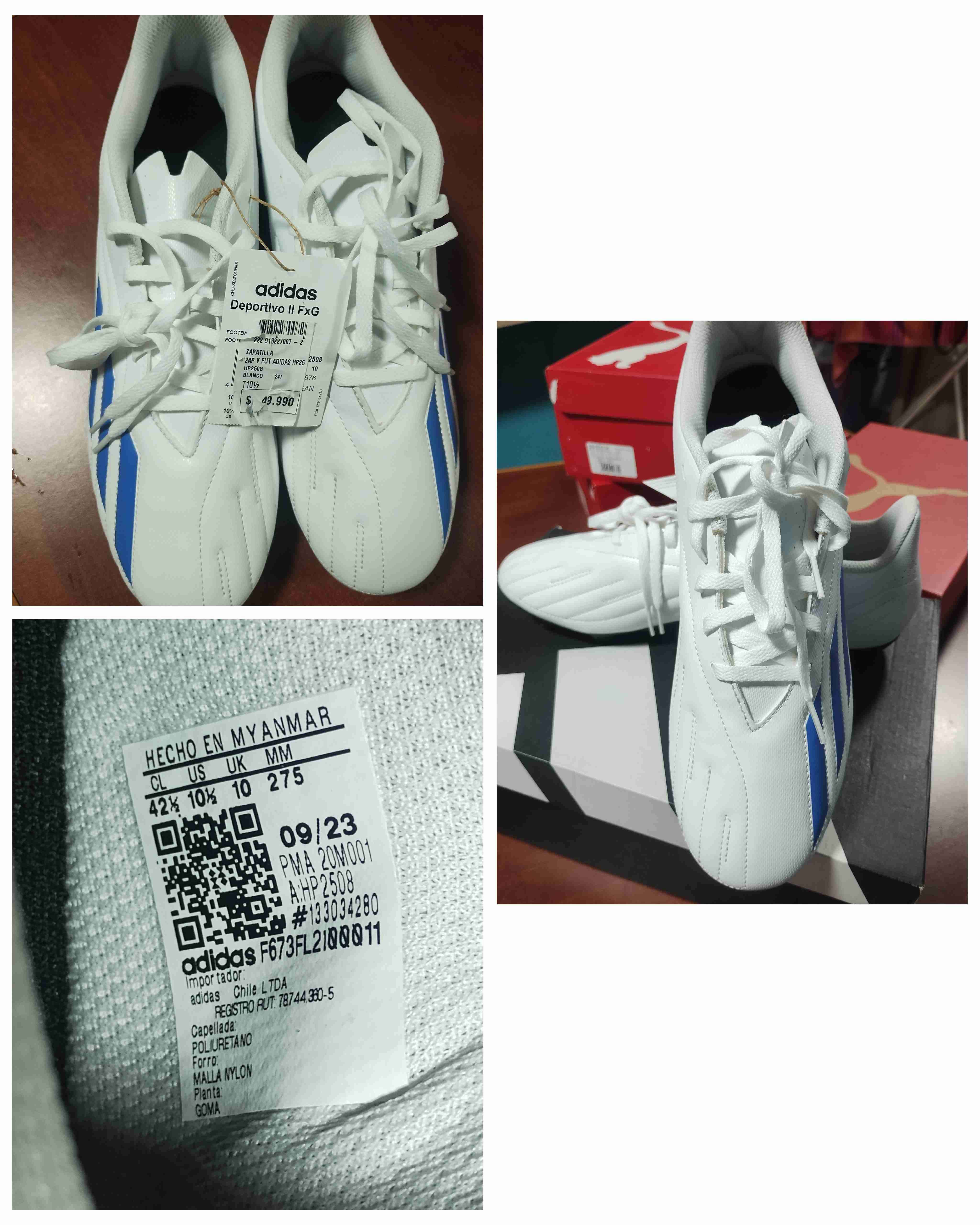 Zapatillas deportivas Adidas blancas - 1