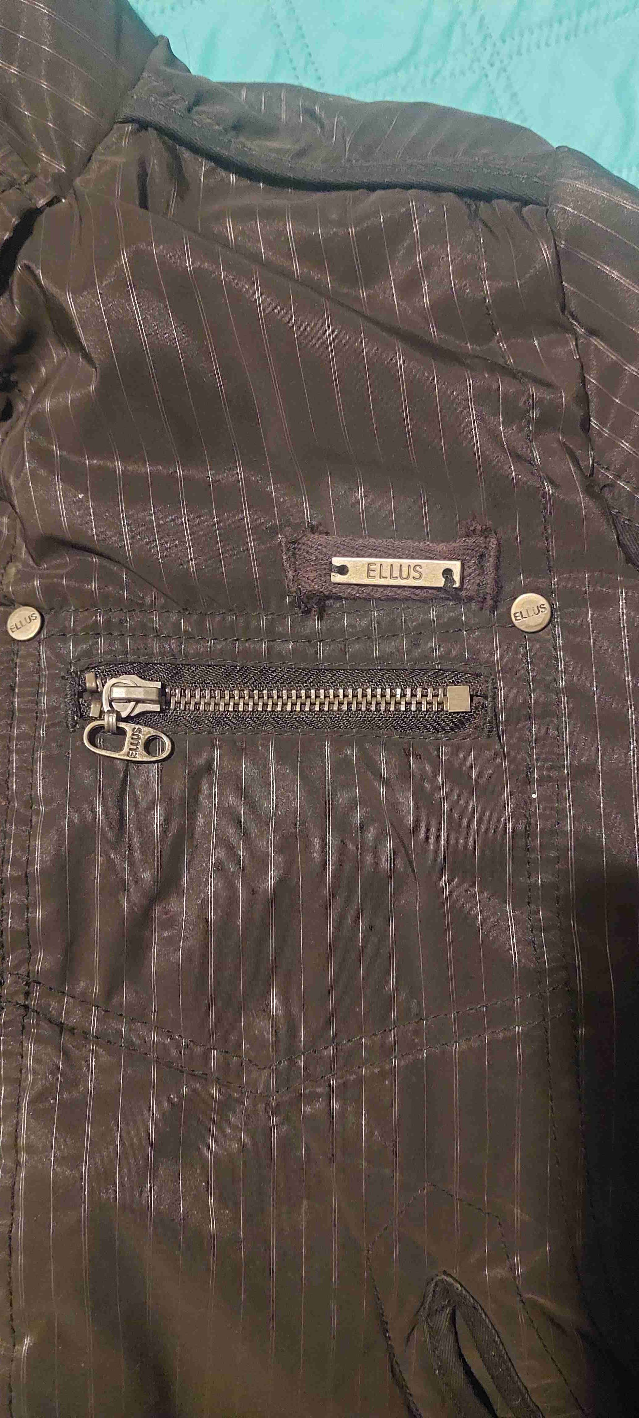 Parka ELLUS negra con cierre - 2