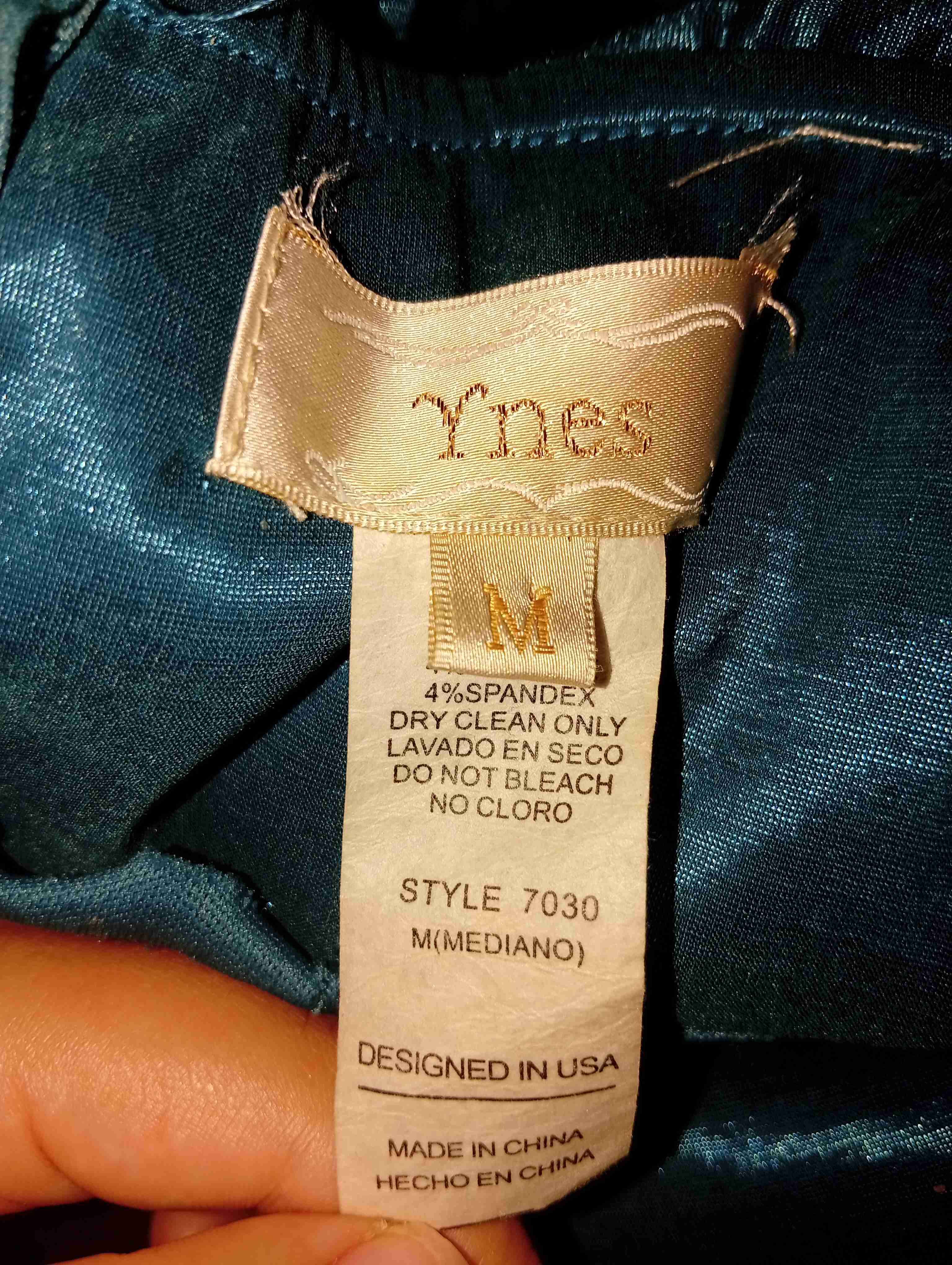 Vestido ajustado azul verdoso - miniatura 3