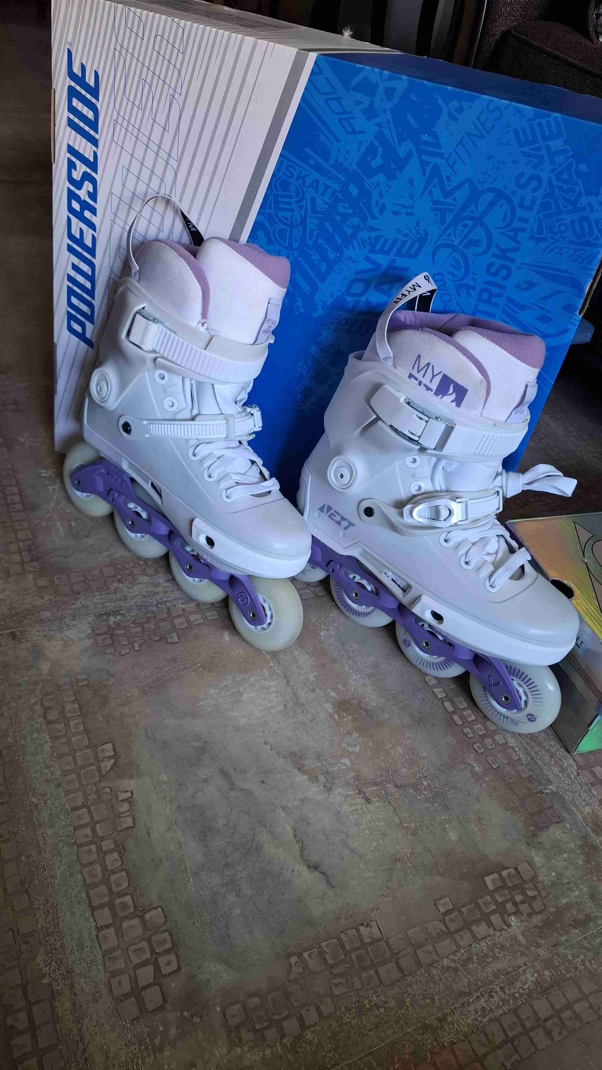 Patines en línea blancos - miniatura 2