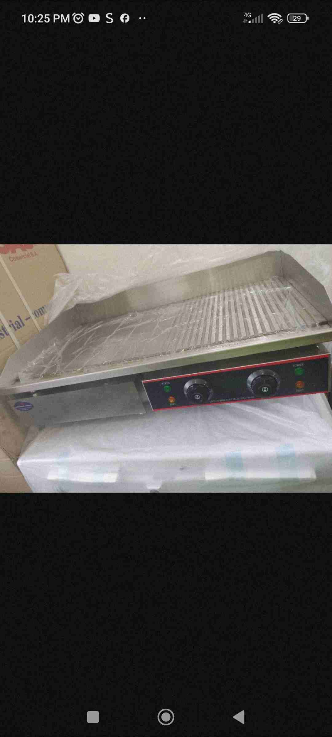 Plancha industrial de acero inoxidable Ecobeck - 1