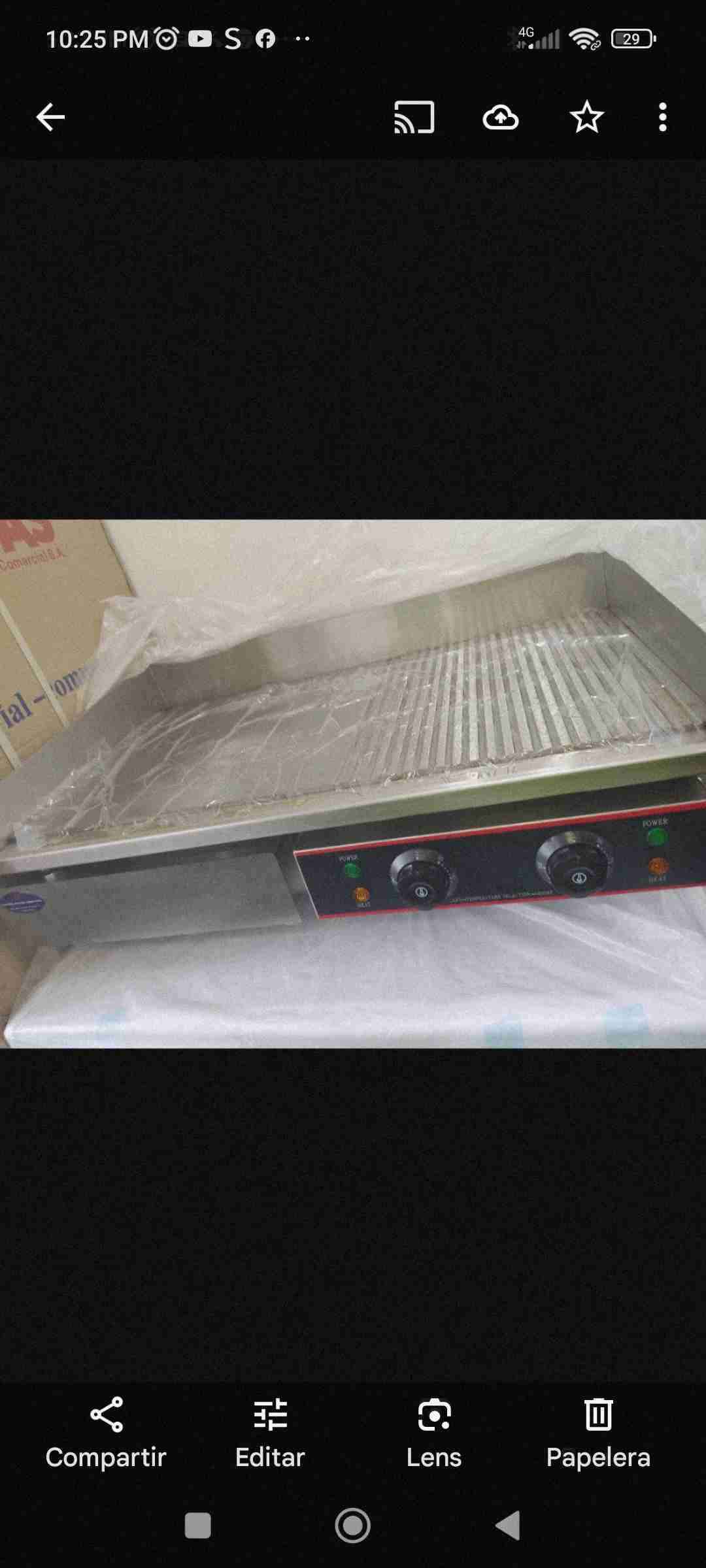 Plancha industrial de acero inoxidable Ecobeck - 2