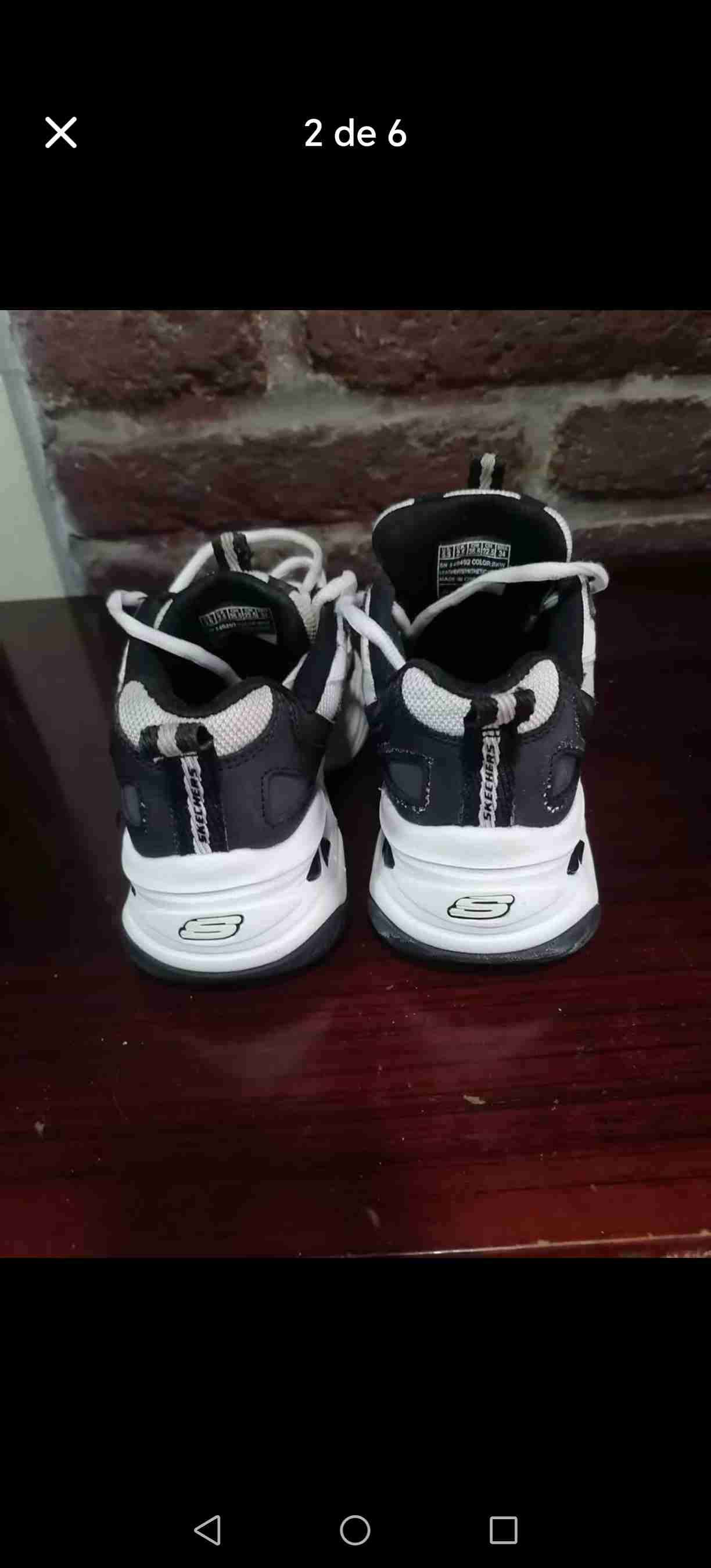 Zapatillas blancas Skechers D'Lites - miniatura 2